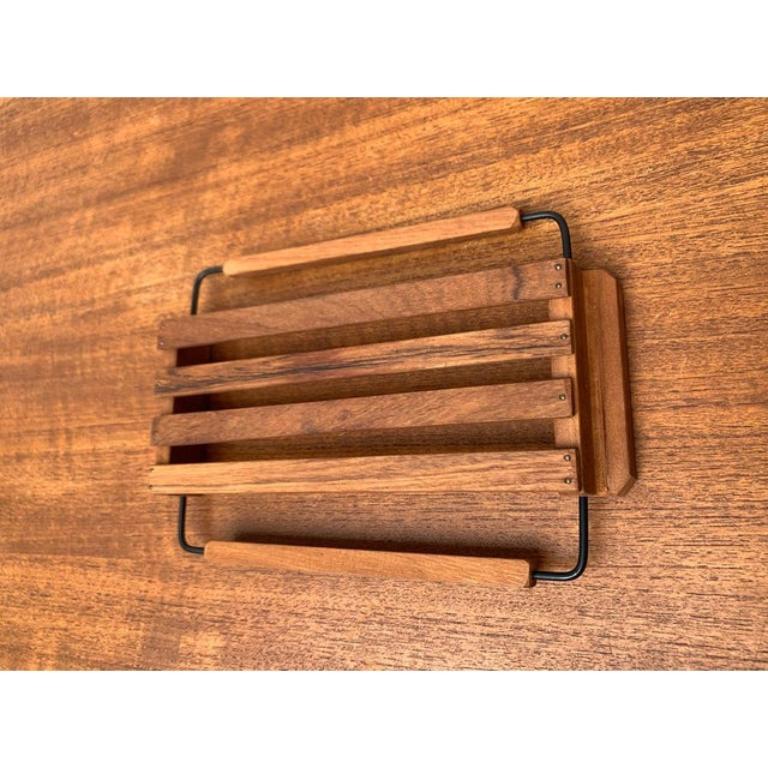 Vassoio in teak di metà secolo, anni '60 In condizioni ottime in vendita a Hamburg, DE