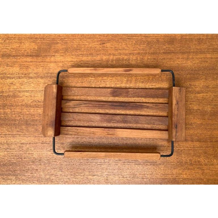 Vassoio in teak di metà secolo, anni '60 in vendita 1