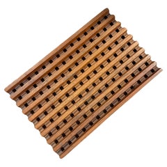 Dessous de plat en teck du milieu du siècle