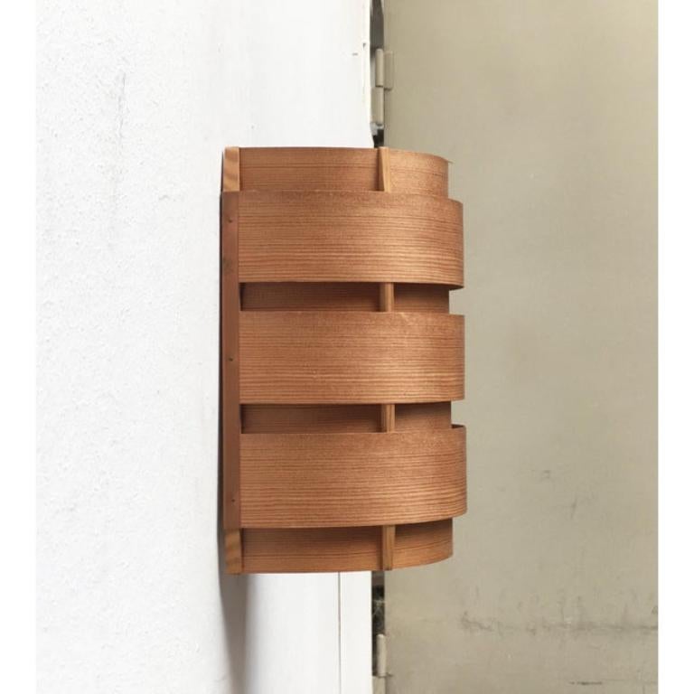 Zitan Lampada da parete in teak V155 Edda di Hans-Agne Jakobsson, 1950 in vendita