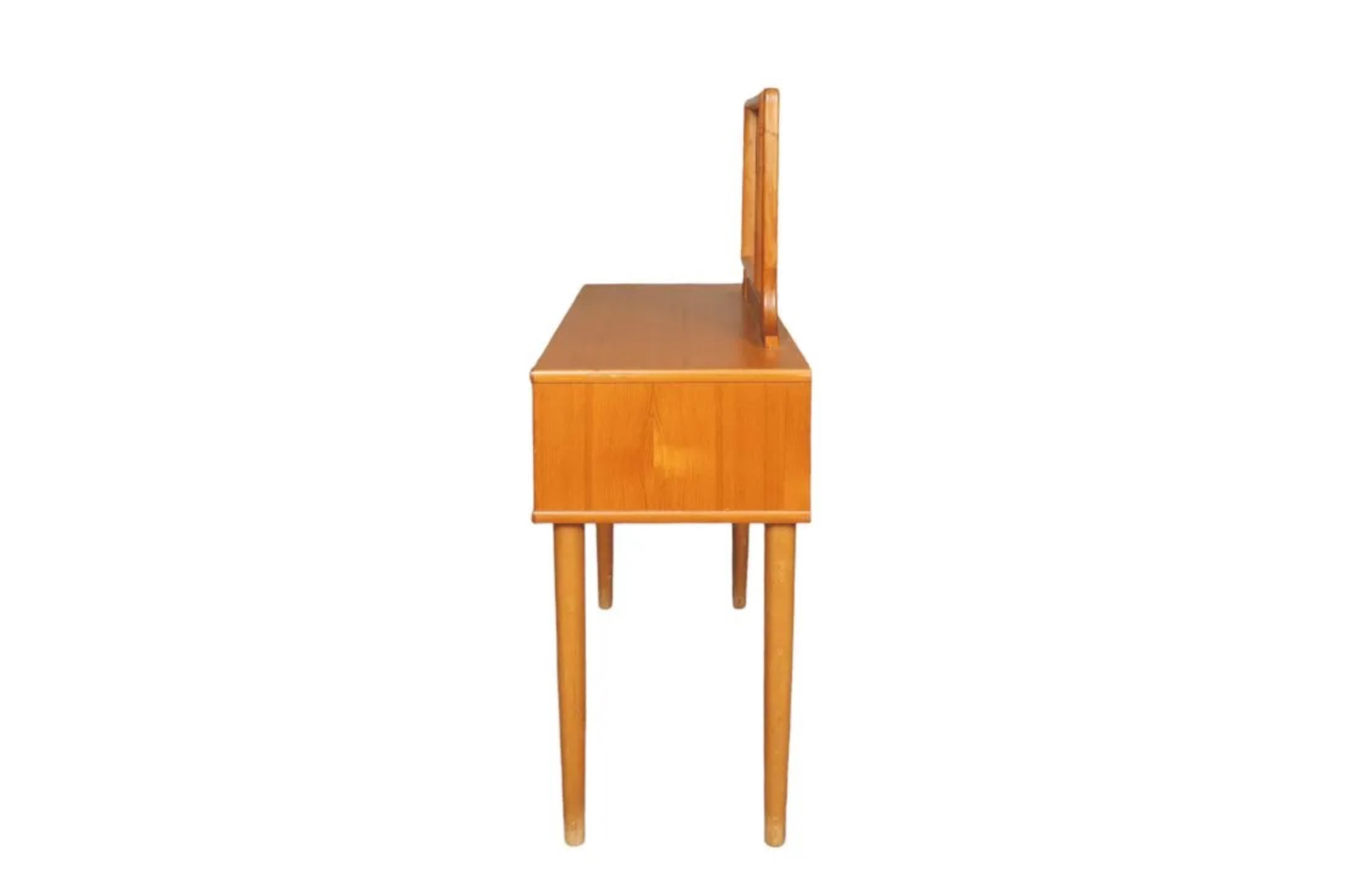 Danish Mid-Century Teak Vanity/Desk For Sale