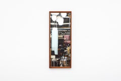 Midcentury Teak Wall Mount Mirror by Aksel Kjersgaard for Odder, Denmark