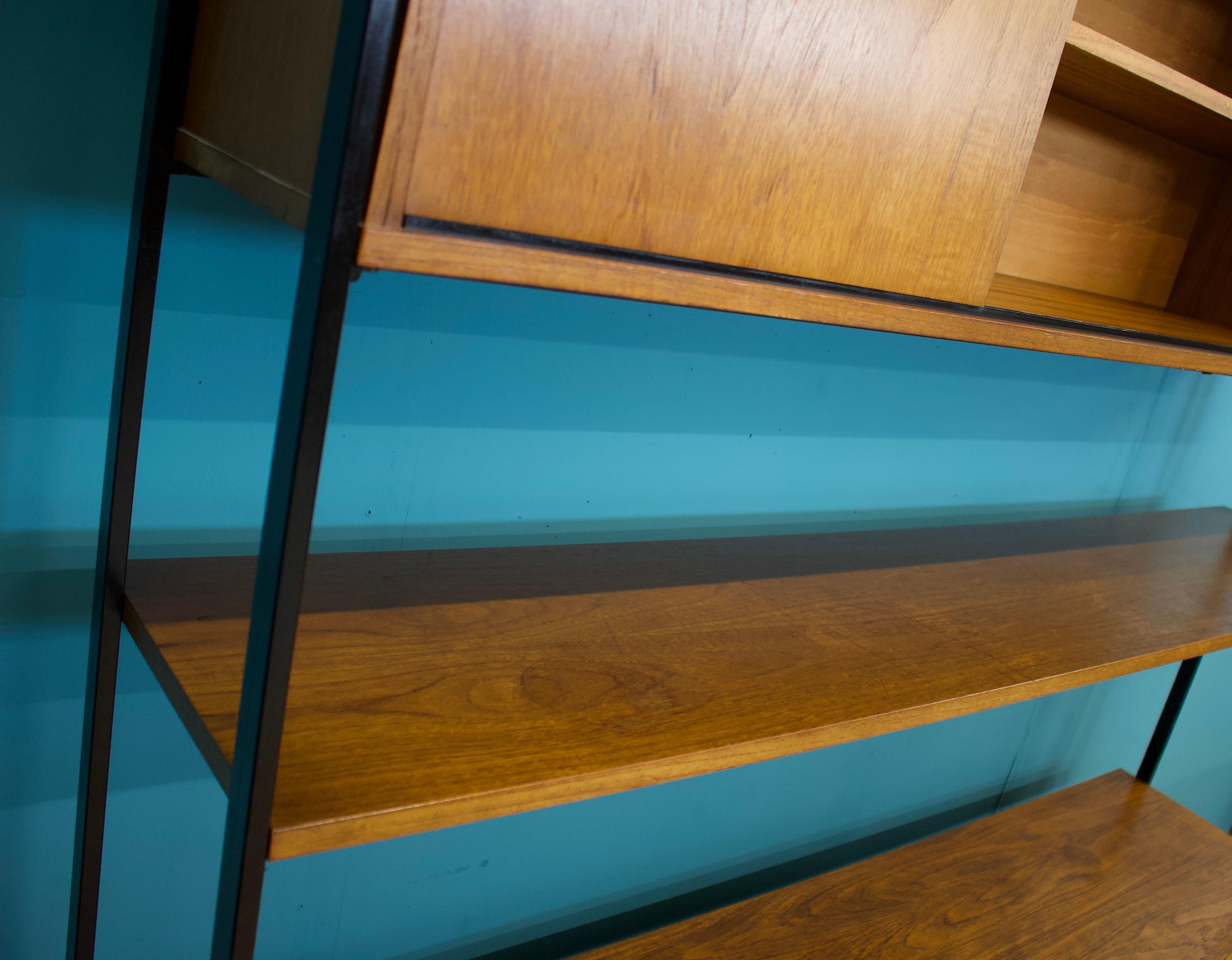 Mid Century Teak Wall or Shelving Unit from Avalon, 1960s 4