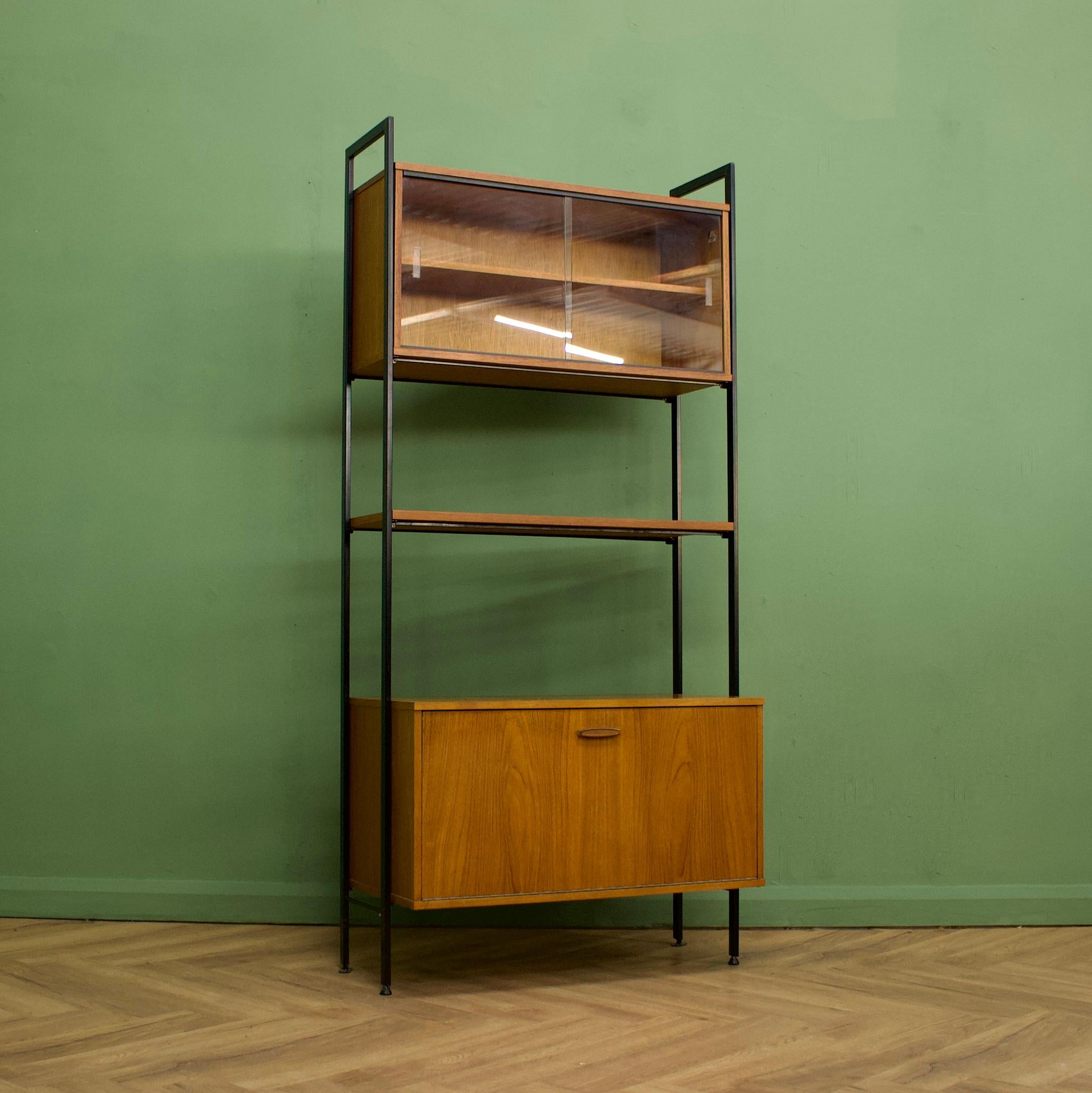 British Mid Century Teak Wall or Shelving Unit from Avalon, 1960s