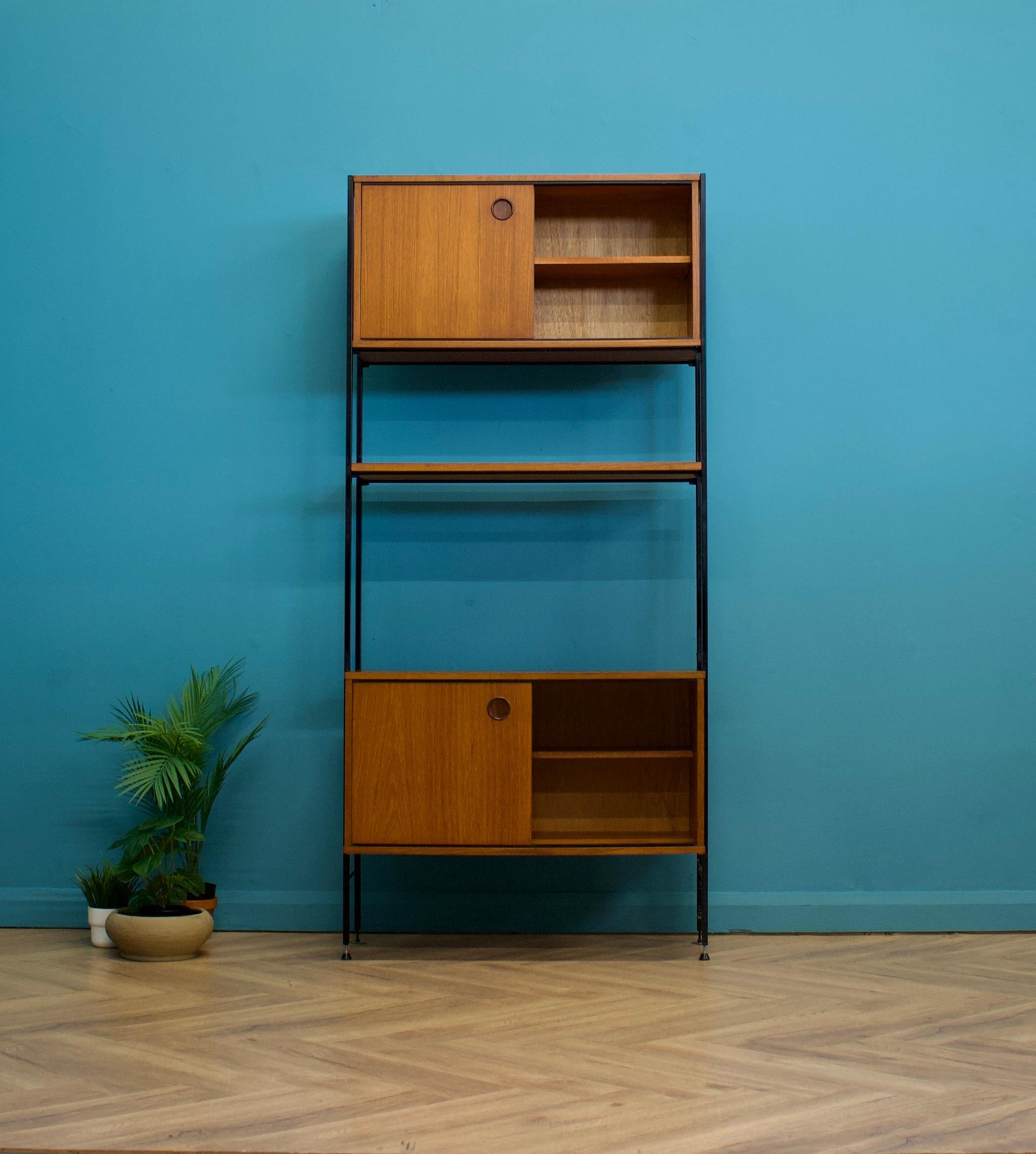 British Mid Century Teak Wall or Shelving Unit from Avalon, 1960s
