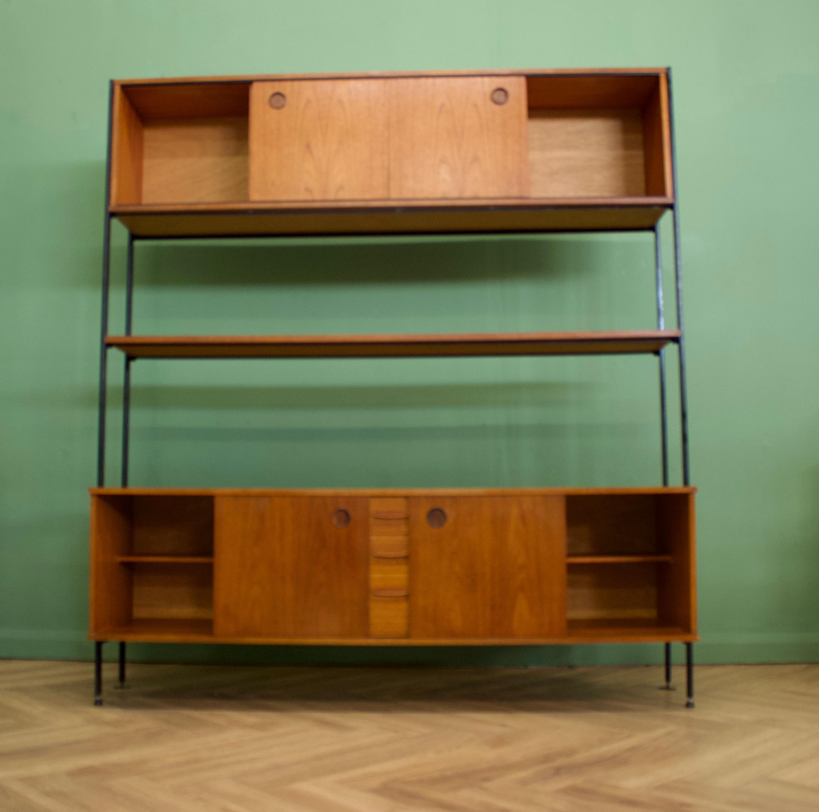 Mid-Century Modern Midcentury Teak Wall or Shelving Unit from Avalon, 1960s