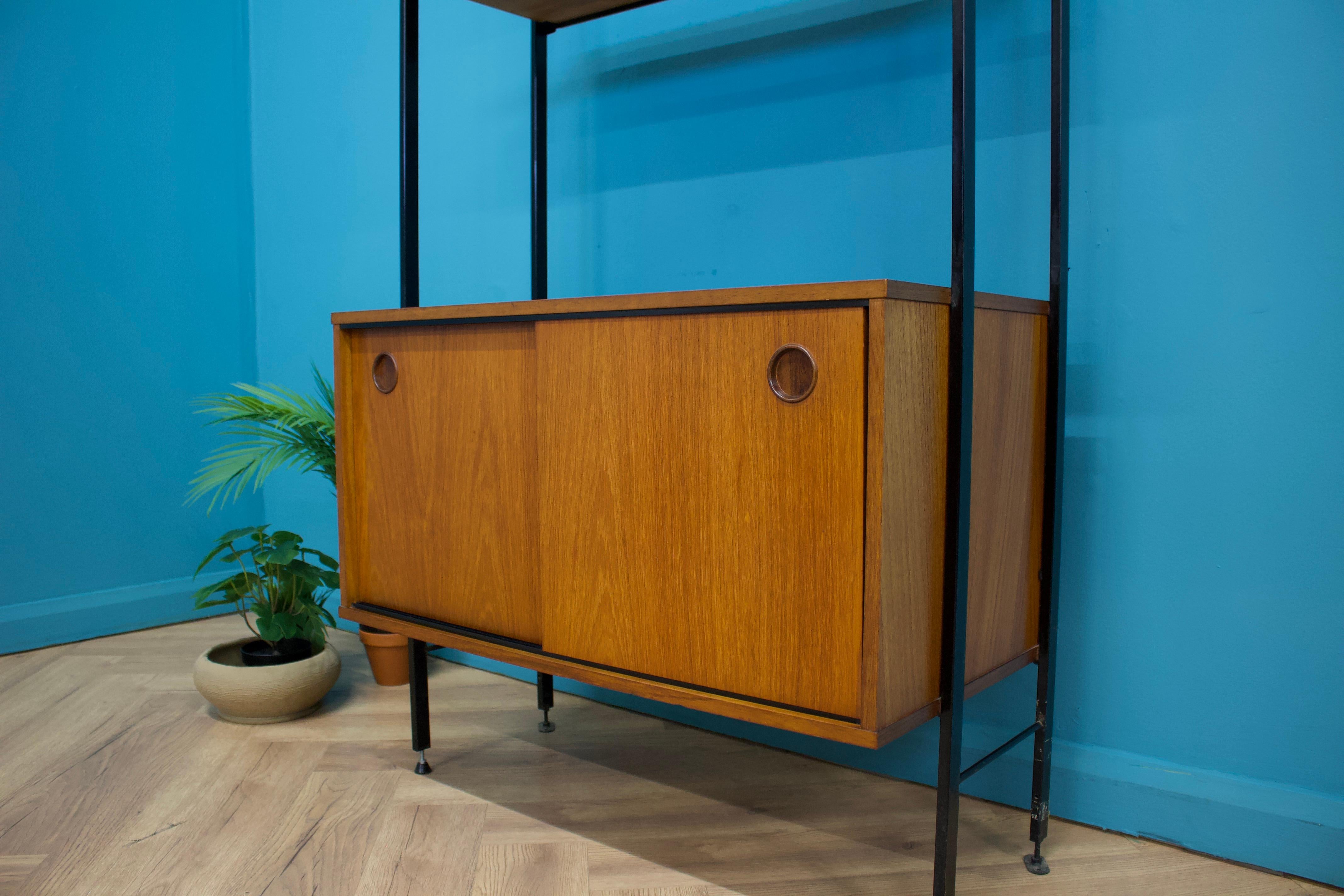 Mid Century Teak Wall or Shelving Unit from Avalon, 1960s In Good Condition In South Shields, GB