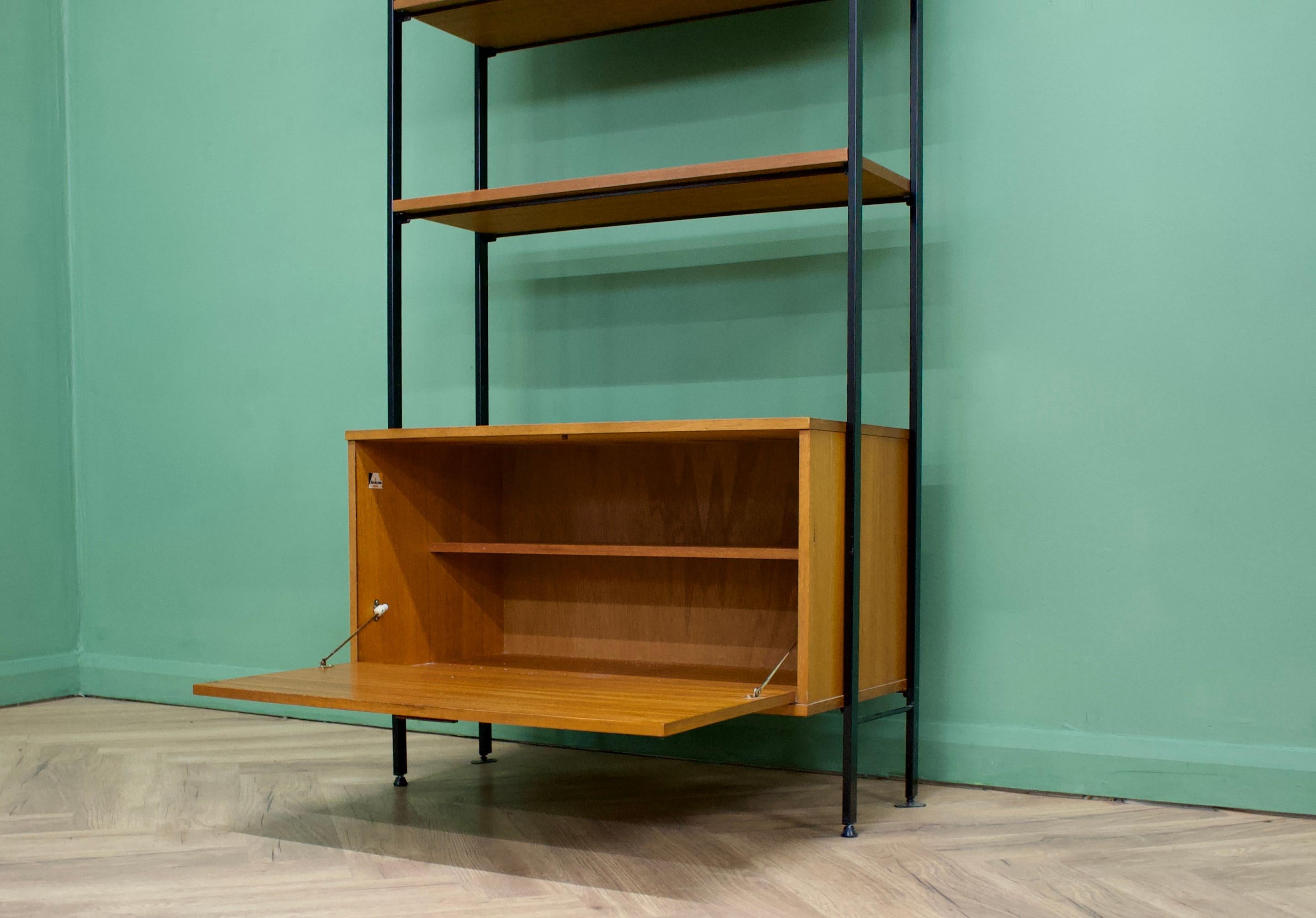 20th Century Mid Century Teak Wall or Shelving Unit from Avalon, 1960s