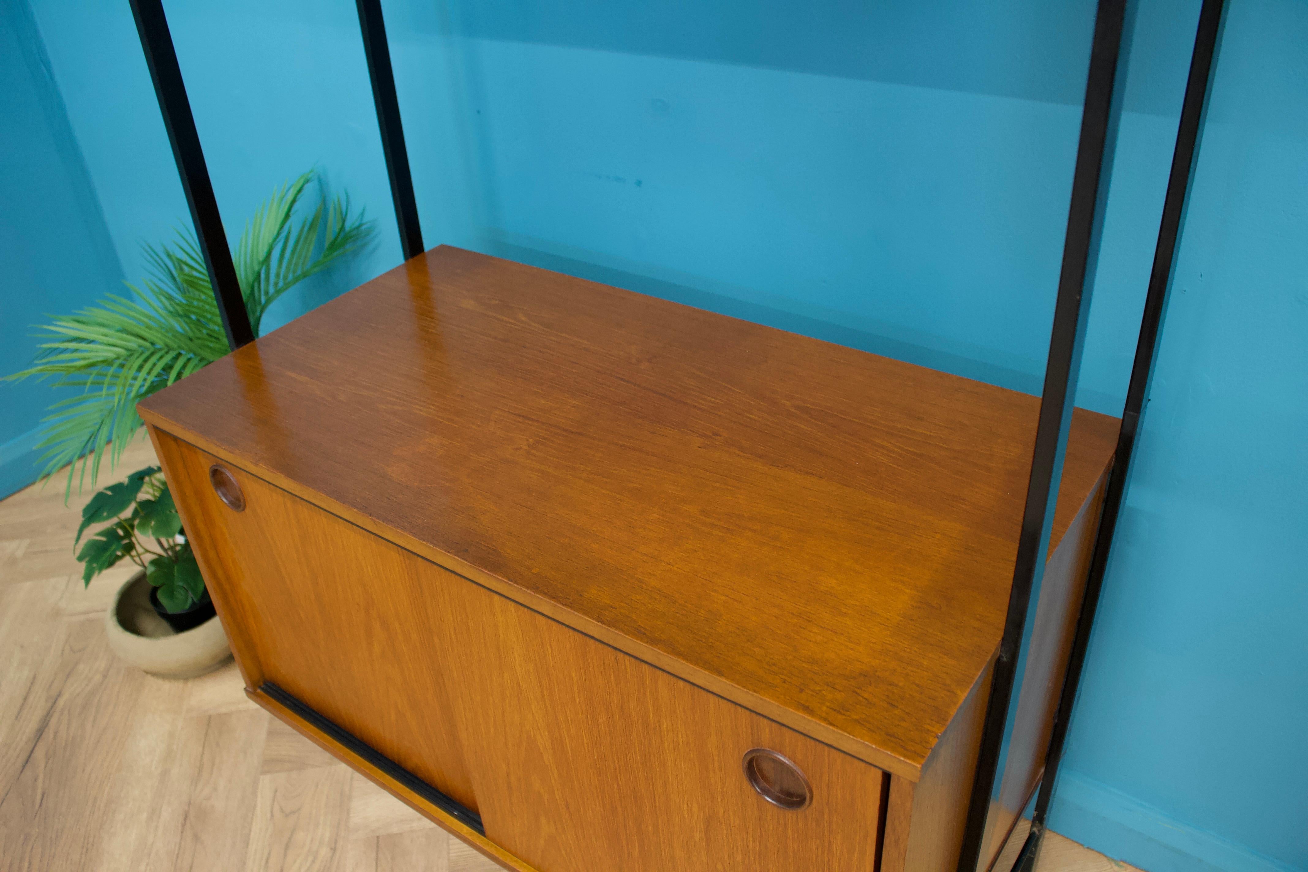 20th Century Mid Century Teak Wall or Shelving Unit from Avalon, 1960s
