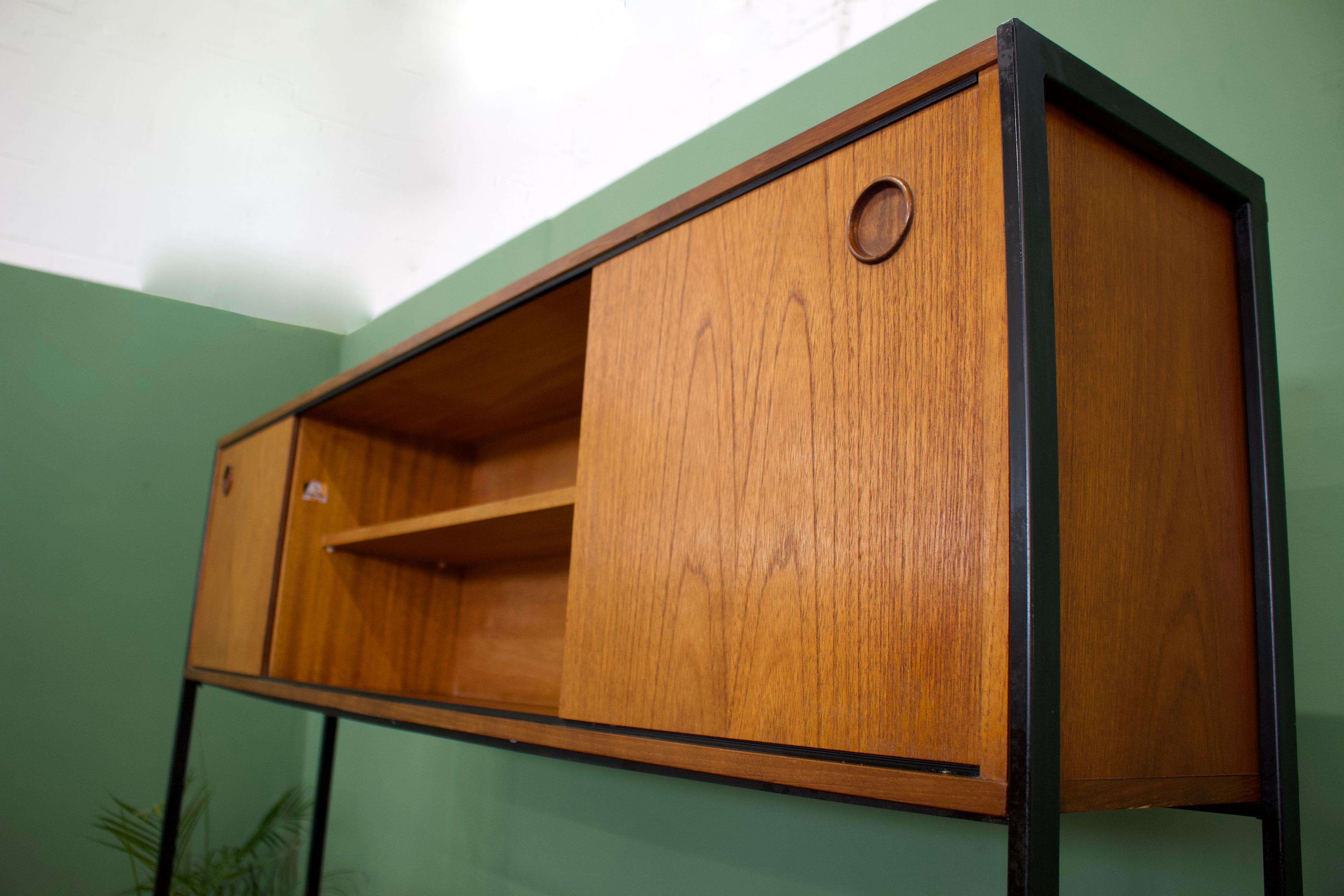 Midcentury Teak Wall or Shelving Unit from Avalon, 1960s In Good Condition In South Shields, GB