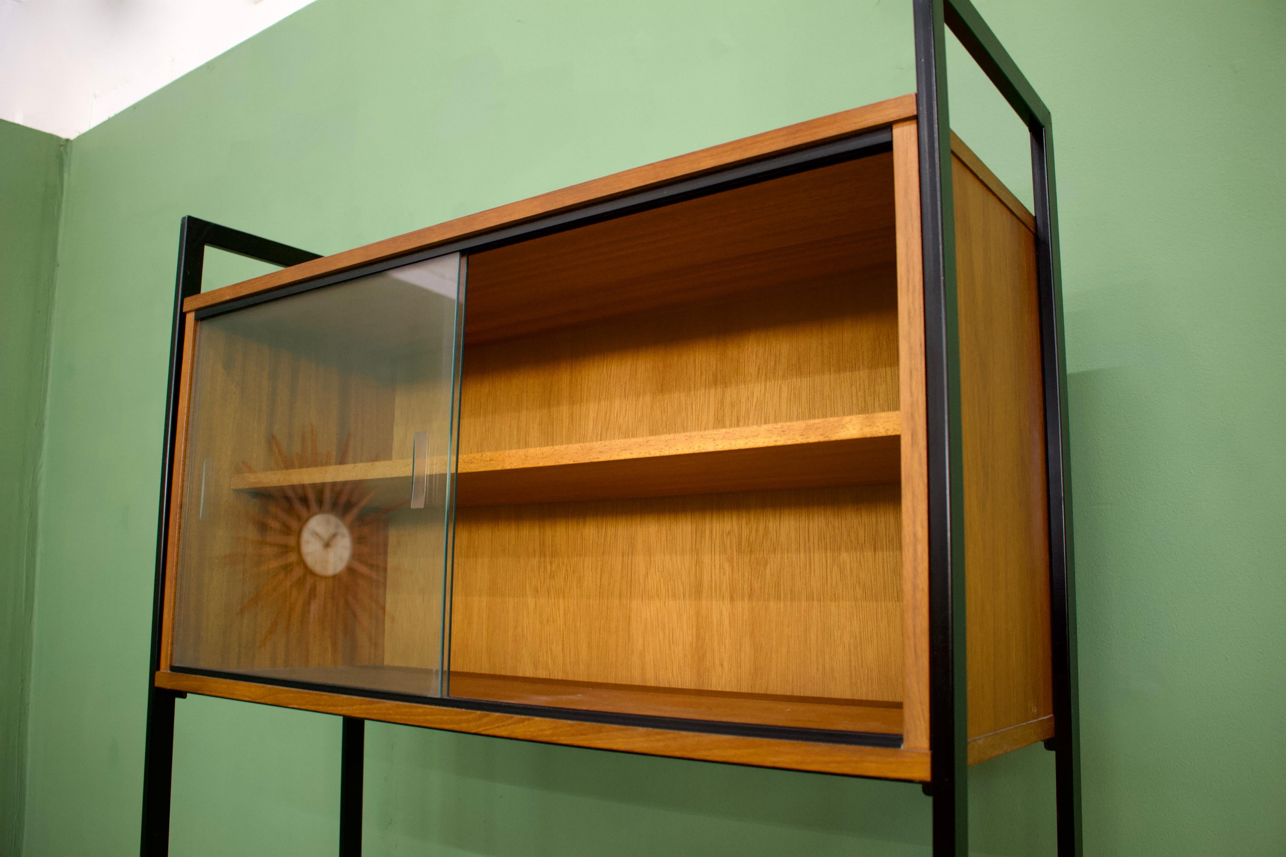 Mid Century Teak Wall or Shelving Unit from Avalon, 1960s 1