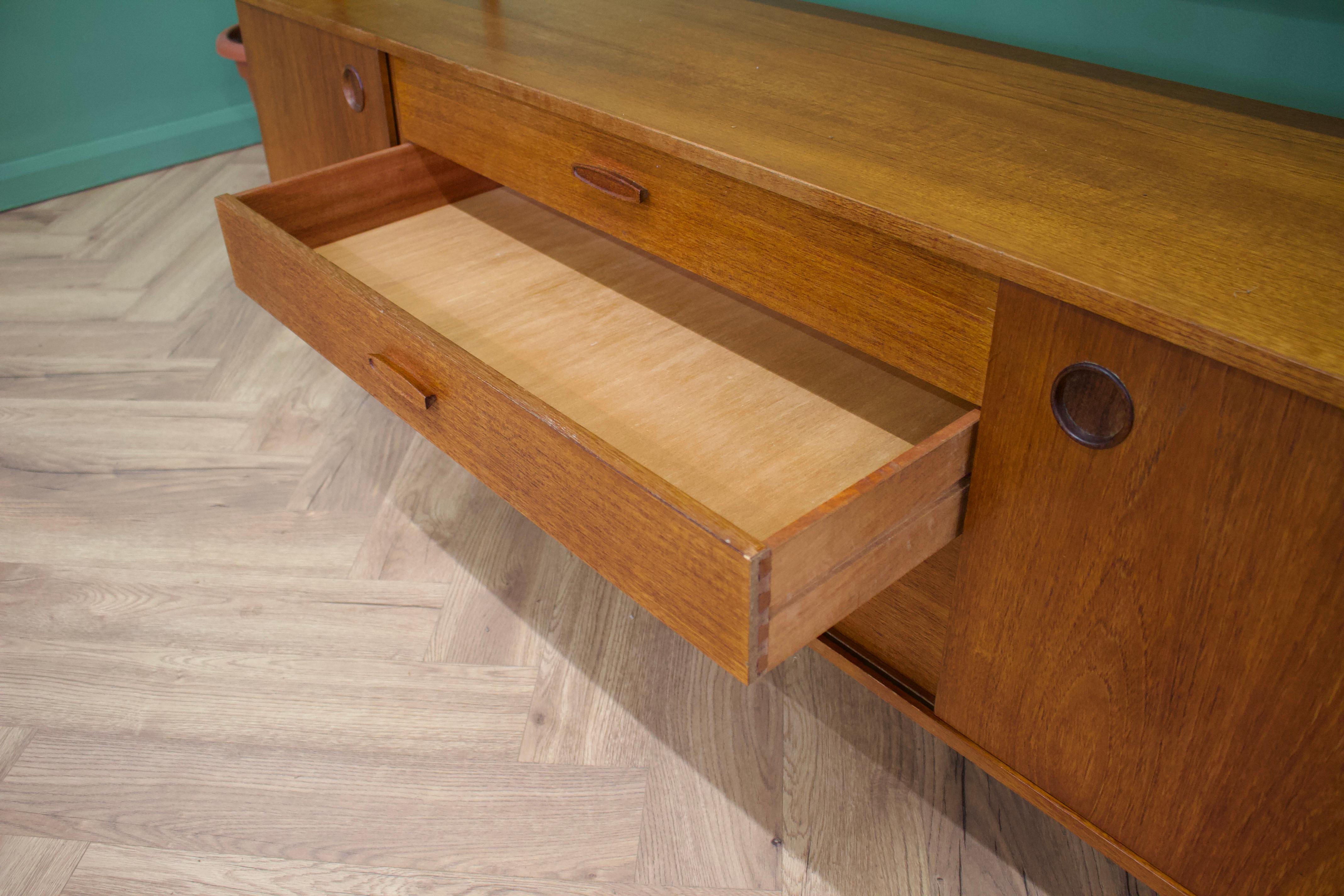 20th Century Midcentury Teak Wall or Shelving Unit from Avalon, 1960s