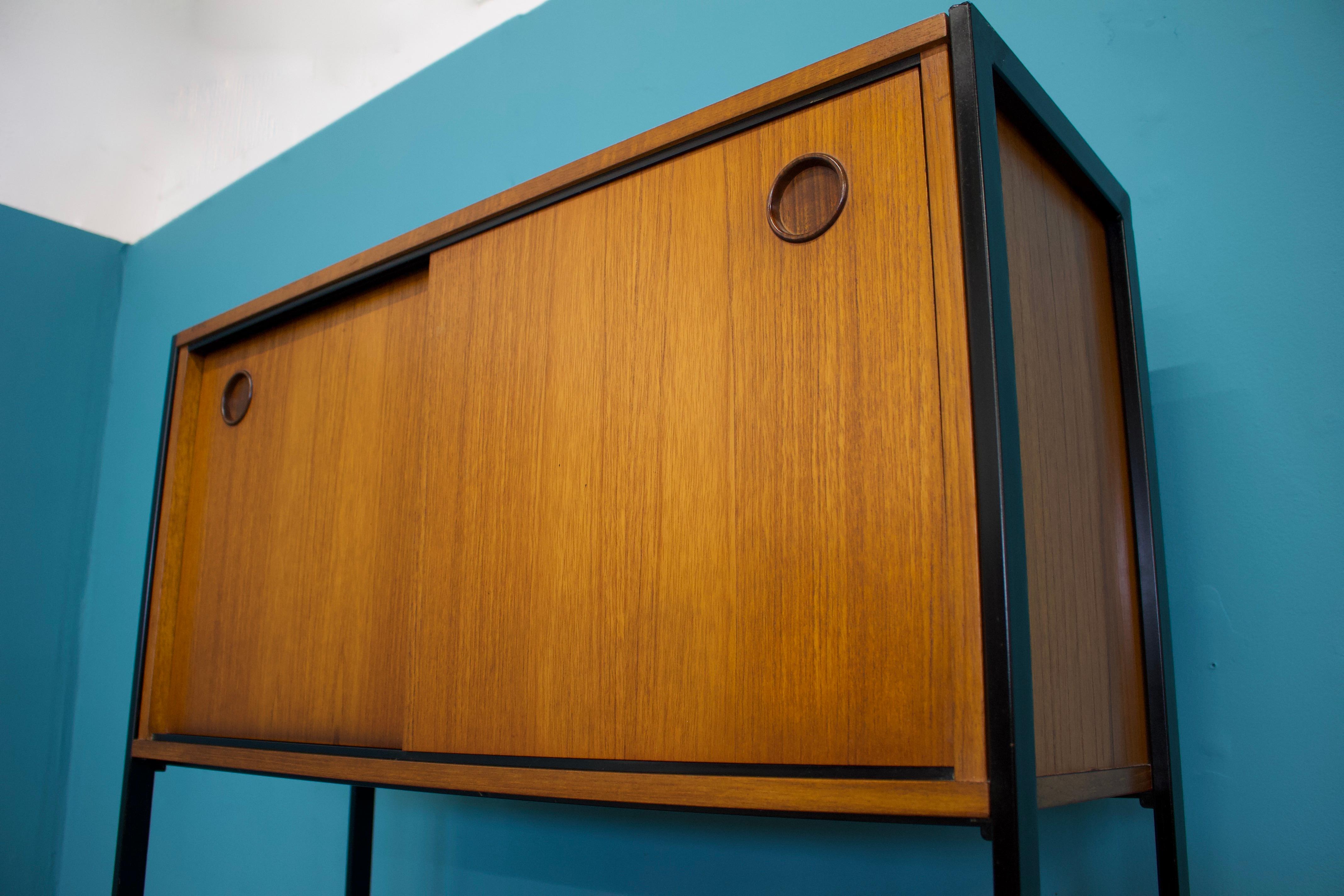 Mid Century Teak Wall or Shelving Unit from Avalon, 1960s 2