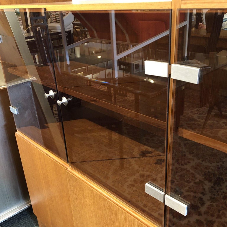 Midcentury Teak Wall Storage Unit For Sale at 1stDibs