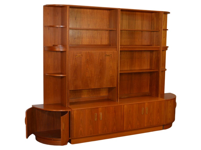 Midcentury Teak Wall Unit by G Plan For Sale at 1stDibs g plan wall