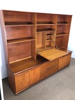 Midcentury Teak Wall Unit by Meredew