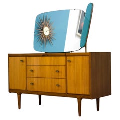 Mid-Century-Schminktisch aus Teakholz und Nussbaumholz von Wrighton, 1960er Jahre