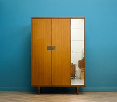 Mid-Century Teak & Walnut Wardrobe from Wrighton, 1960s