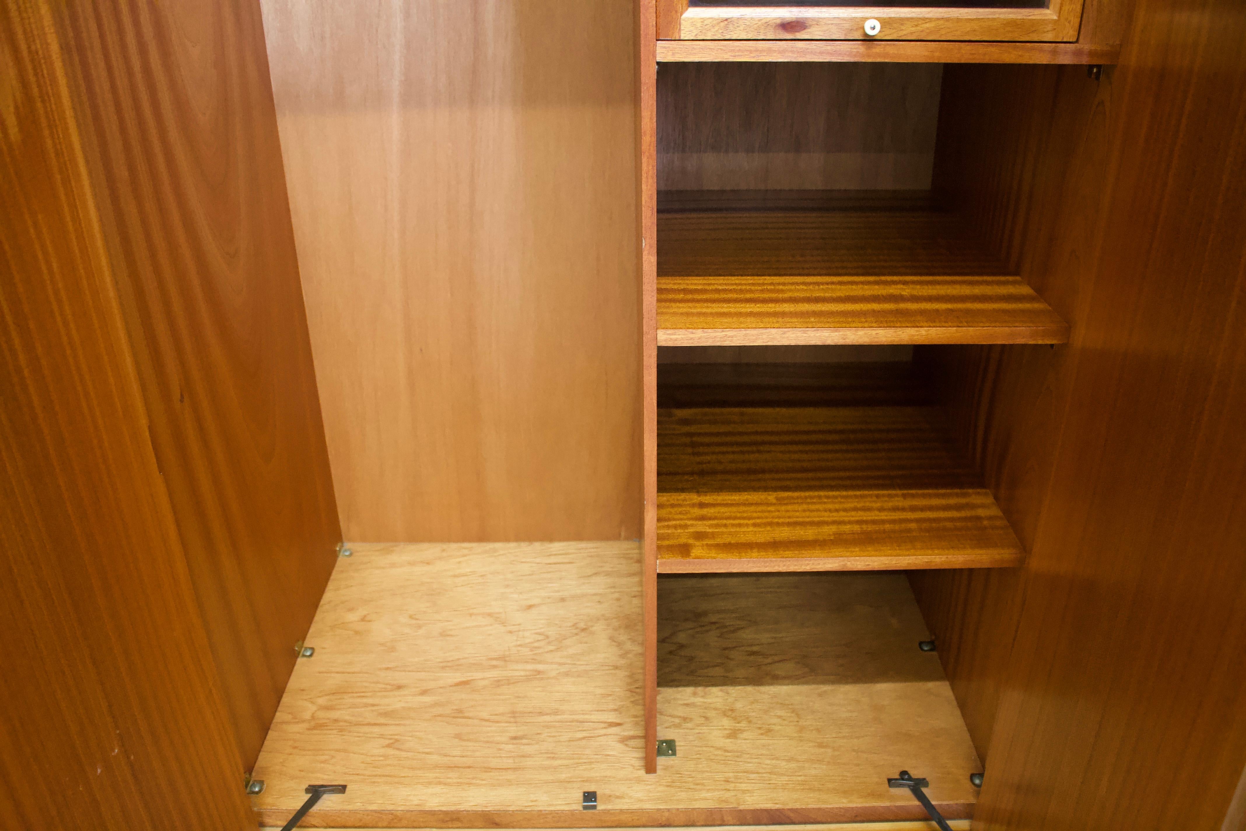 20th Century Mid-Century Teak & Walnut Wardrobe from Wrighton, 1960s