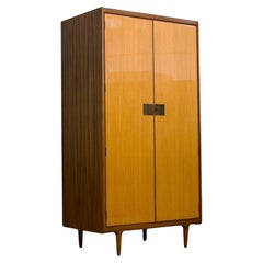 Mid-Century Teak & Walnut Wardrobe from Wrighton, 1960s