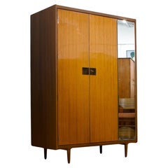 Mid-Century Teak & Walnut Wardrobe from Wrighton, 1960s