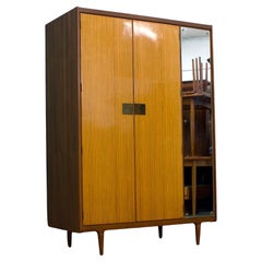Mid-Century Teak & Walnut Wardrobe from Wrighton, 1960s