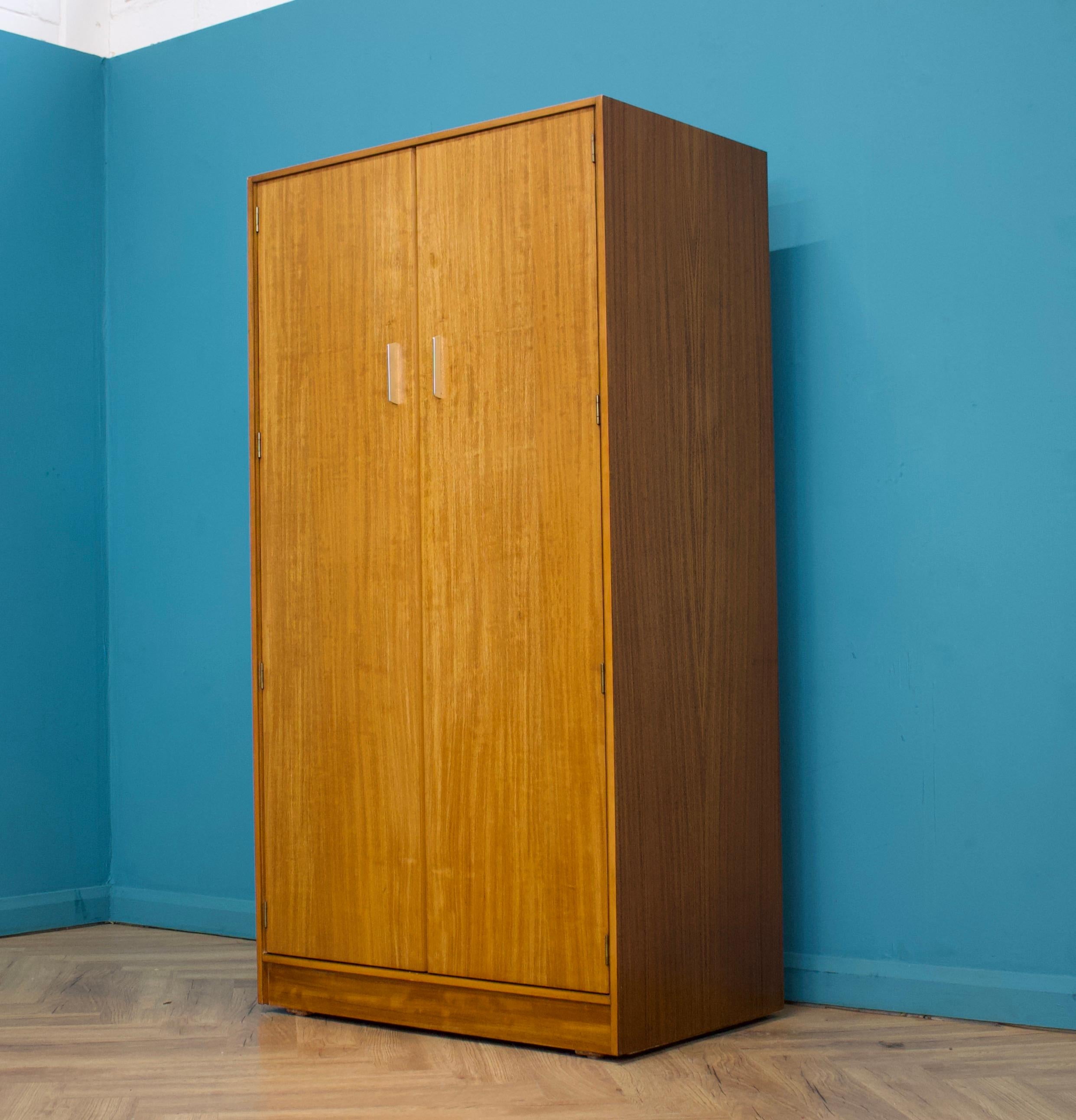 Mid-Century Modern Mid-Century Teak Wardrobe, 1960s