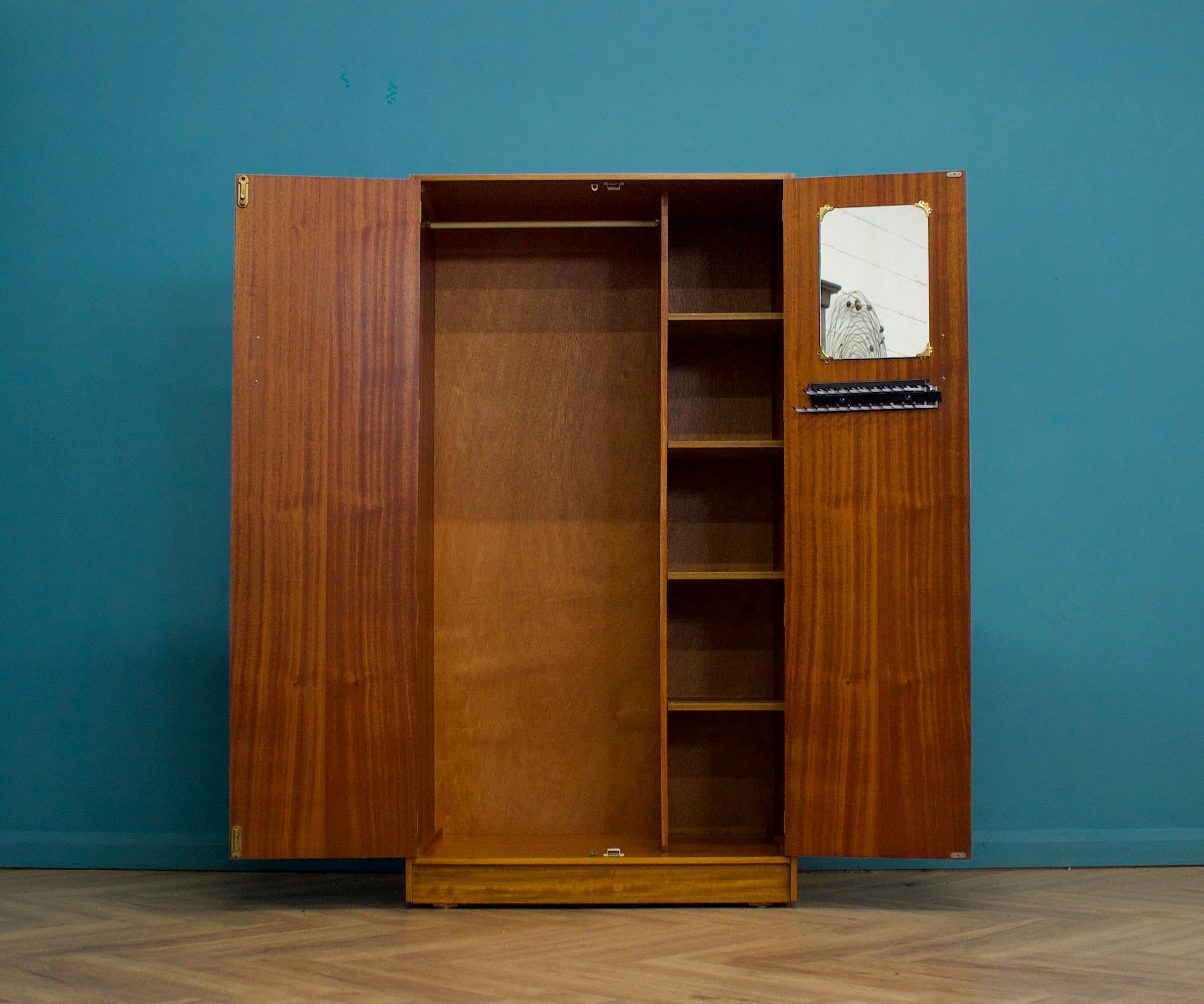 20th Century Mid-Century Teak Wardrobe, 1960s
