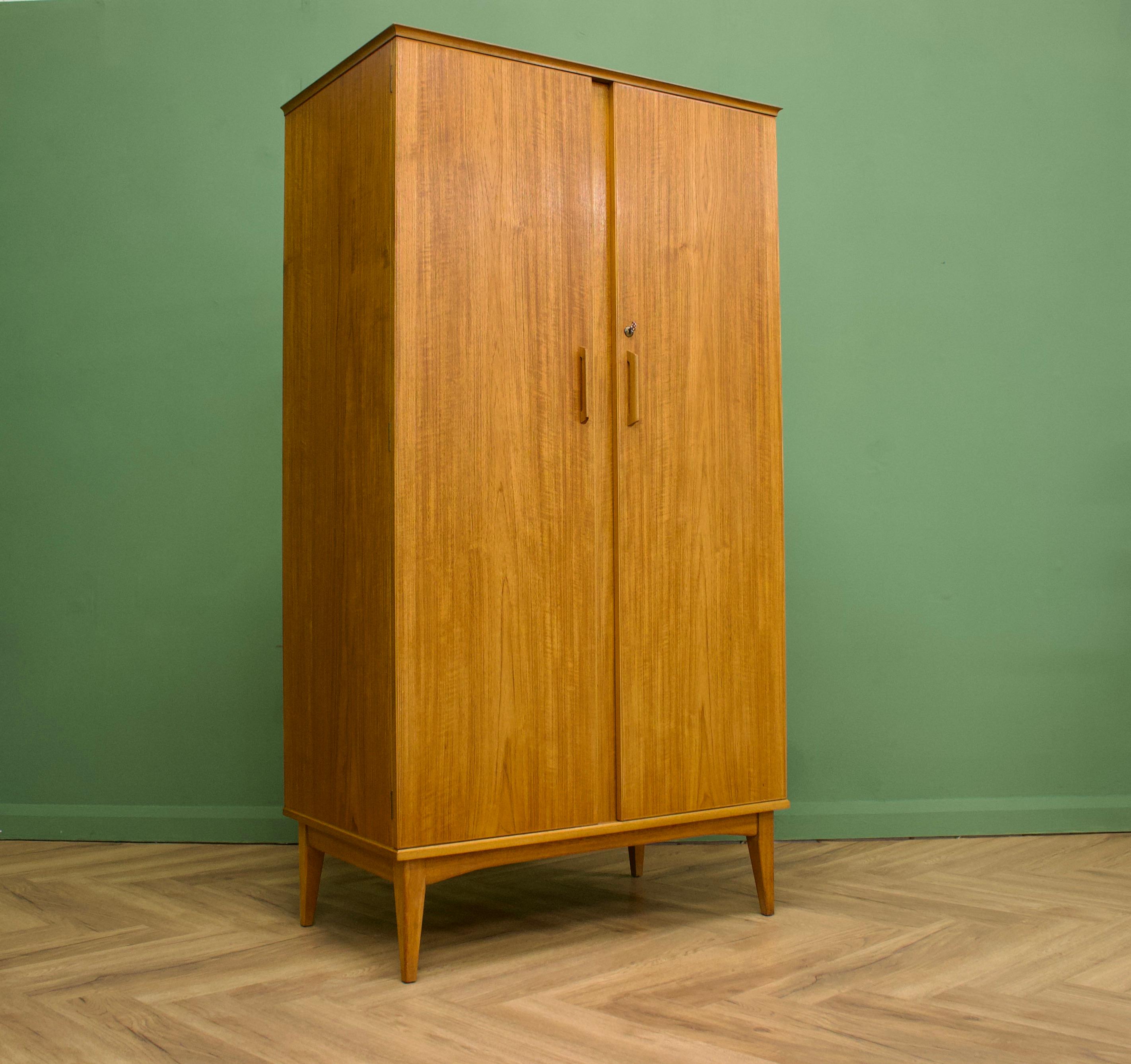Mid-Century Modern Mid Century Teak Wardrobe by Alfred Cox for Heals, 1960s