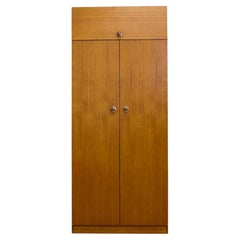 Armoire en teck du milieu du siècle dernier d'Avalon avec boîte supérieure, 1970