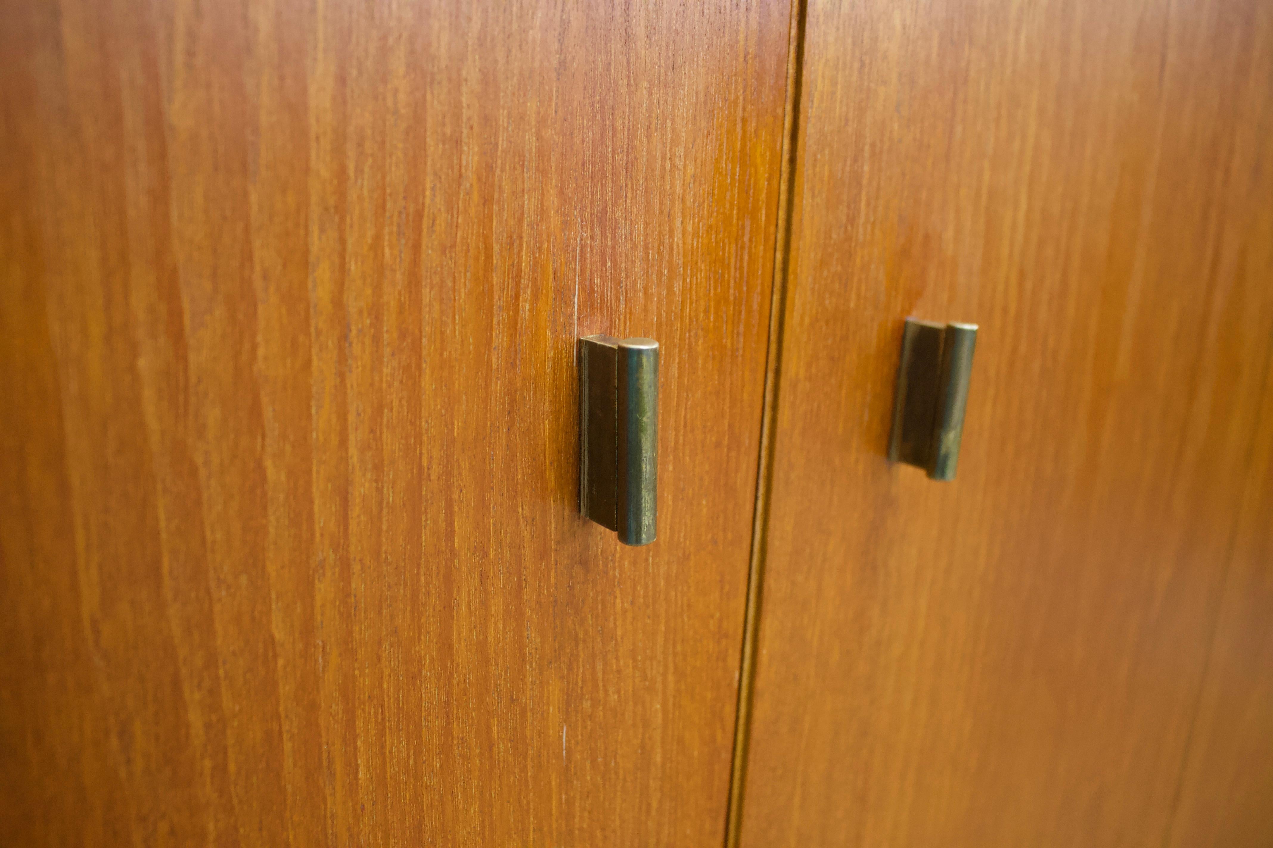 20th Century Mid Century Teak Wardrobe from Beithcraft With Top Box, 1960s