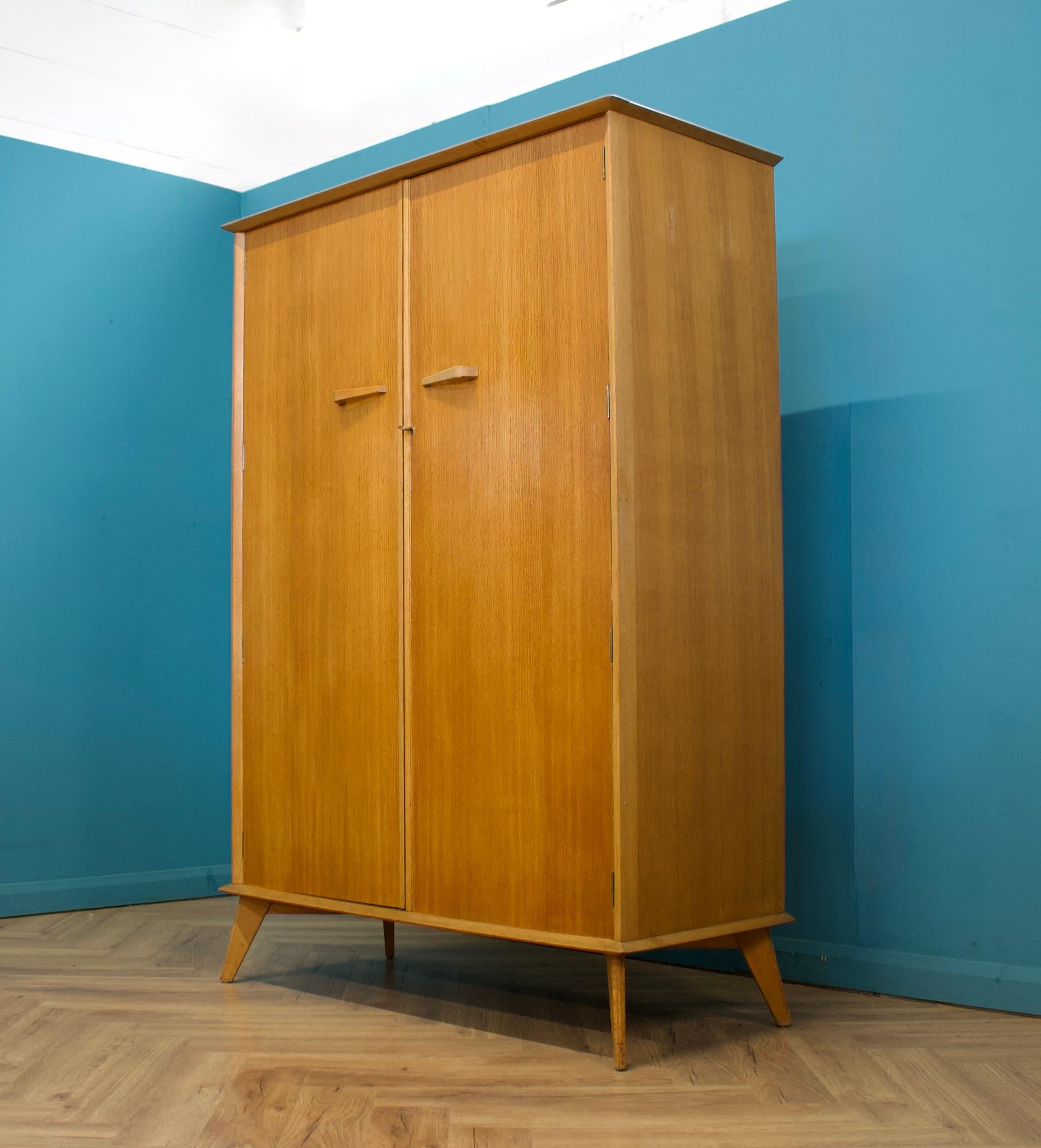 Mid-Century Modern Mid Century Teak Wardrobe from Crown Furniture, 1960s