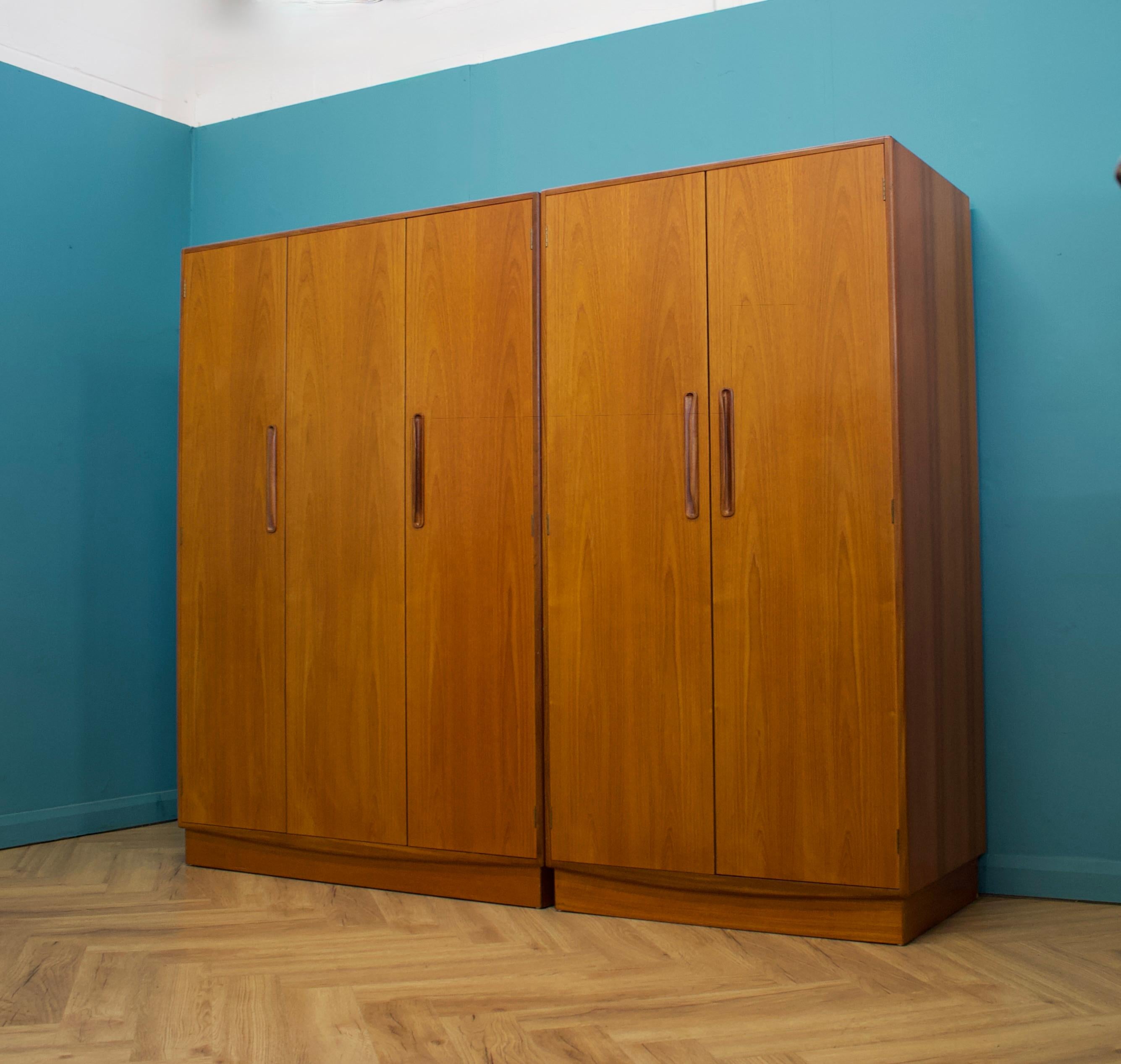 Armadio in teak di metà secolo di G-Plan, anni '70 in vendita 4