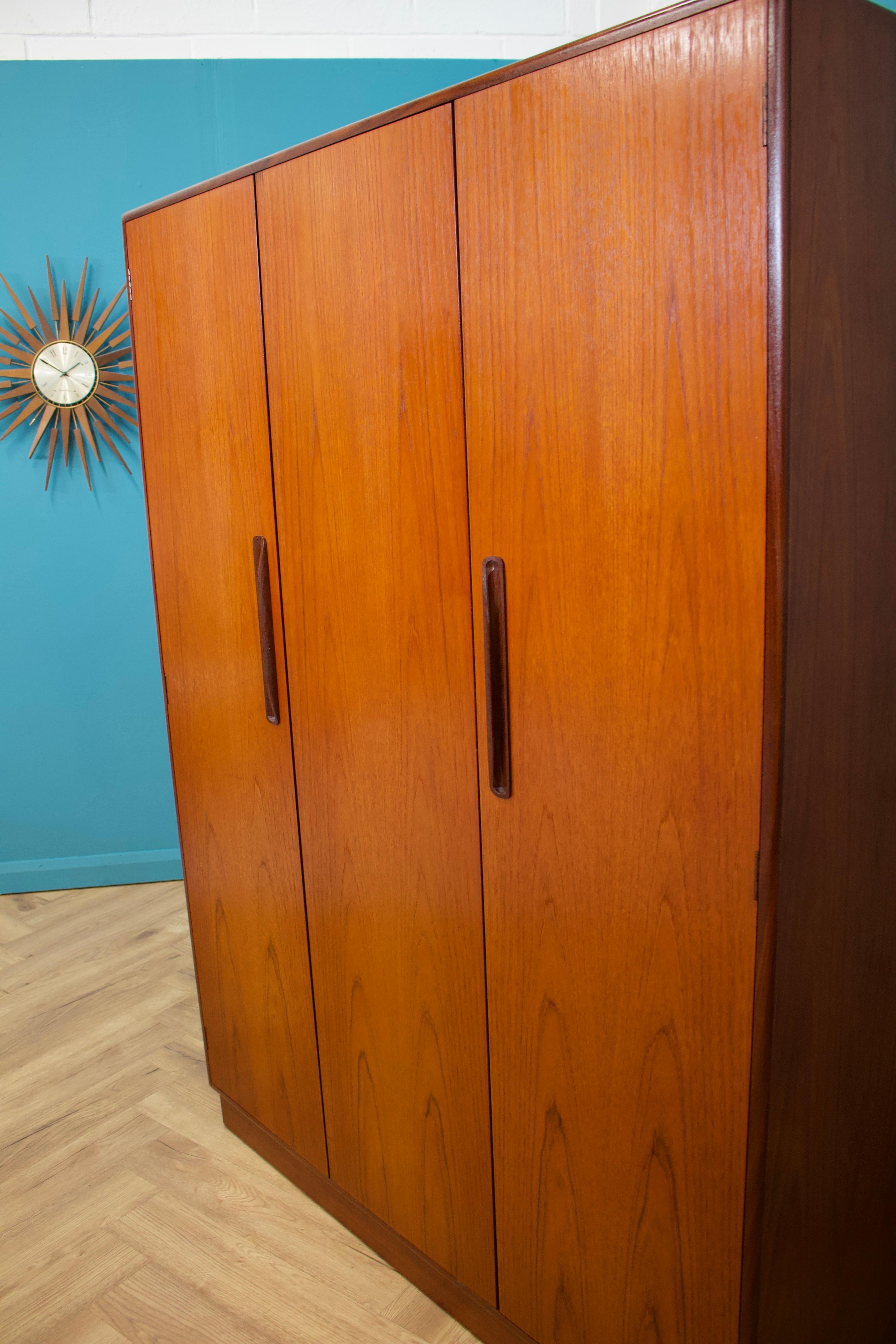 British Mid Century Teak Wardrobe from G Plan, 1970s