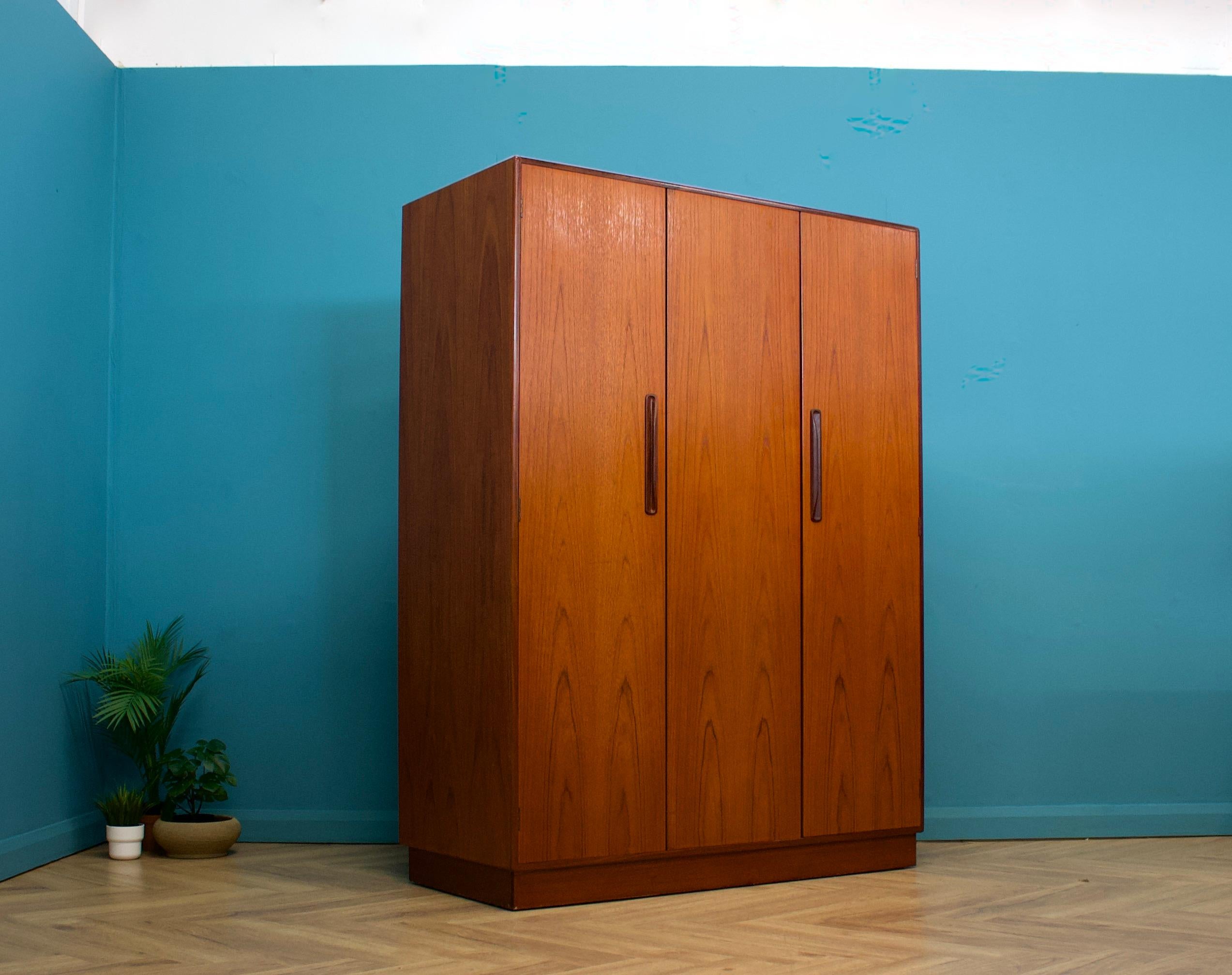 Veneer Mid Century Teak Wardrobe from G Plan, 1970s