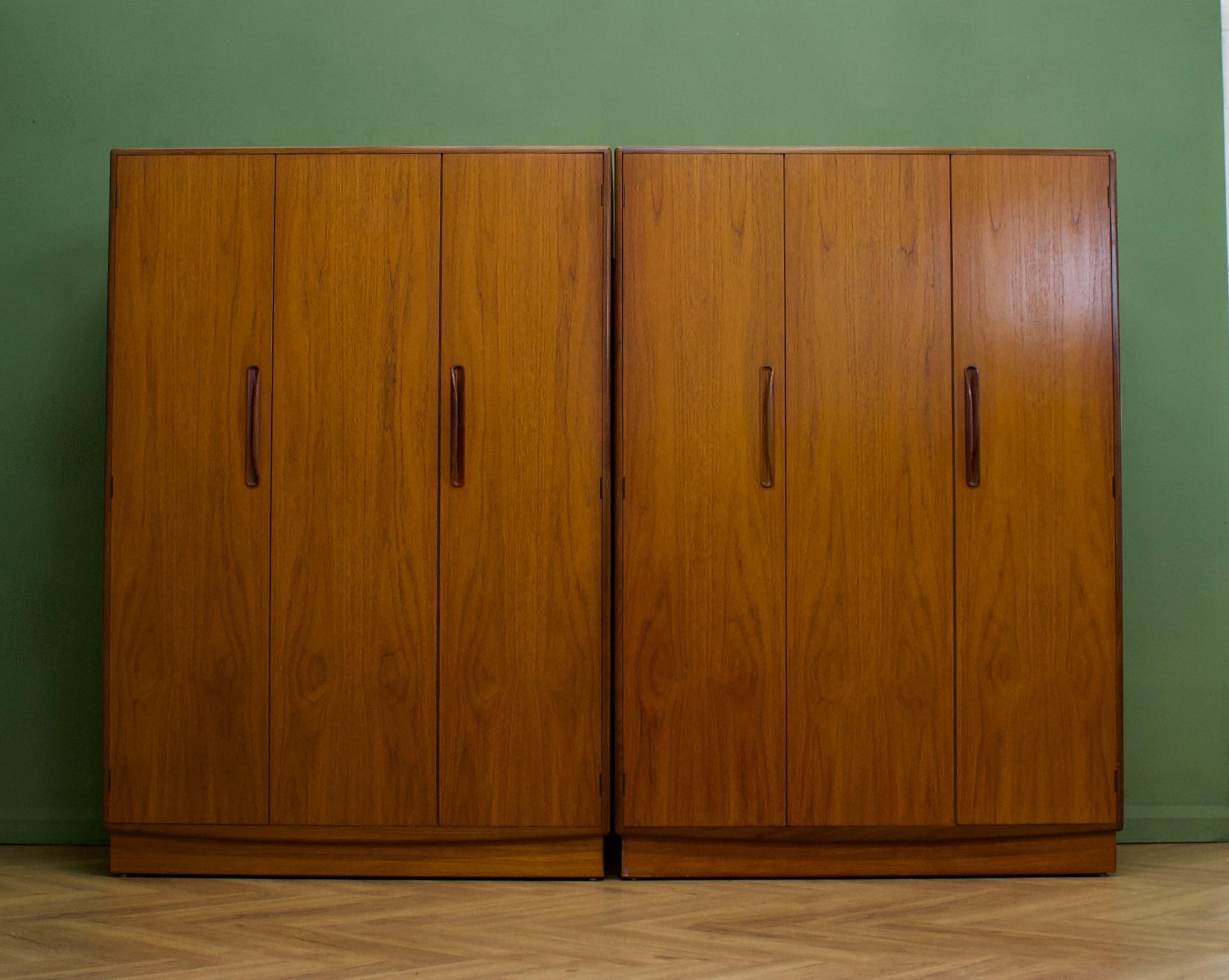 Mid Century Teak Wardrobe from G Plan, 1970s In Good Condition In South Shields, GB