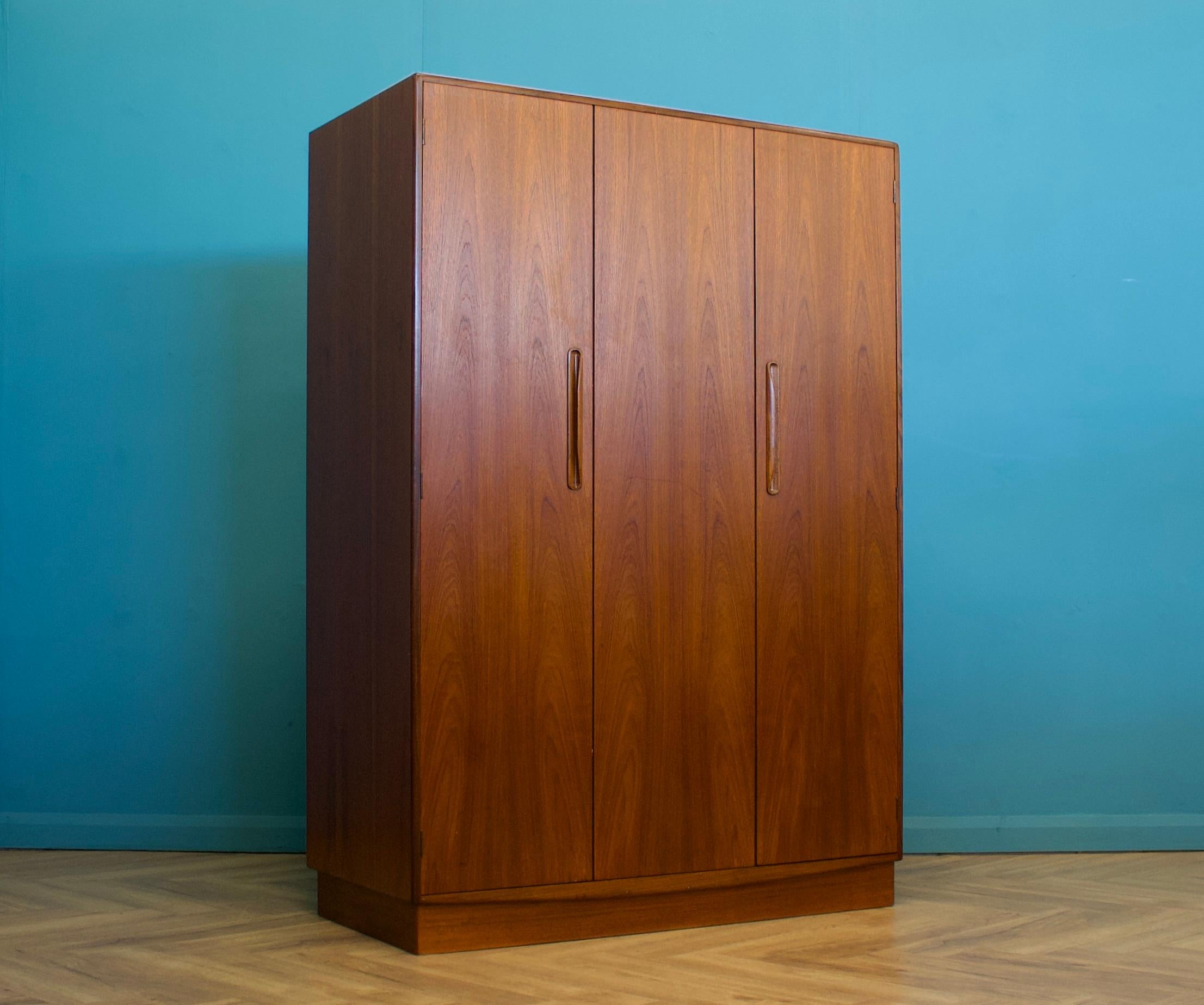 British Mid Century Teak Wardrobe from G Plan, 1970s