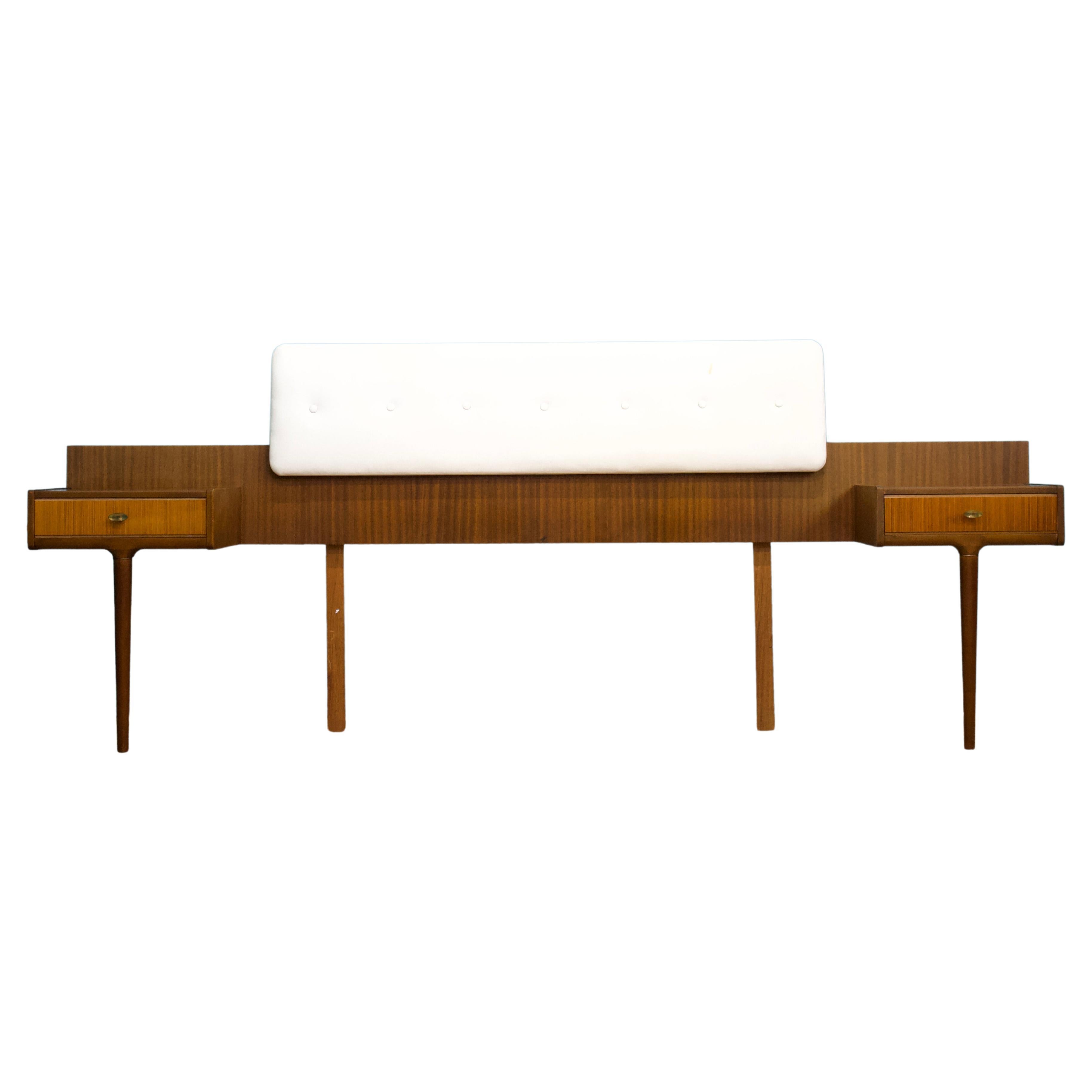 MidCentury Teak and Walnut Wardrobe from Wrighton, 1960s at 1stDibs