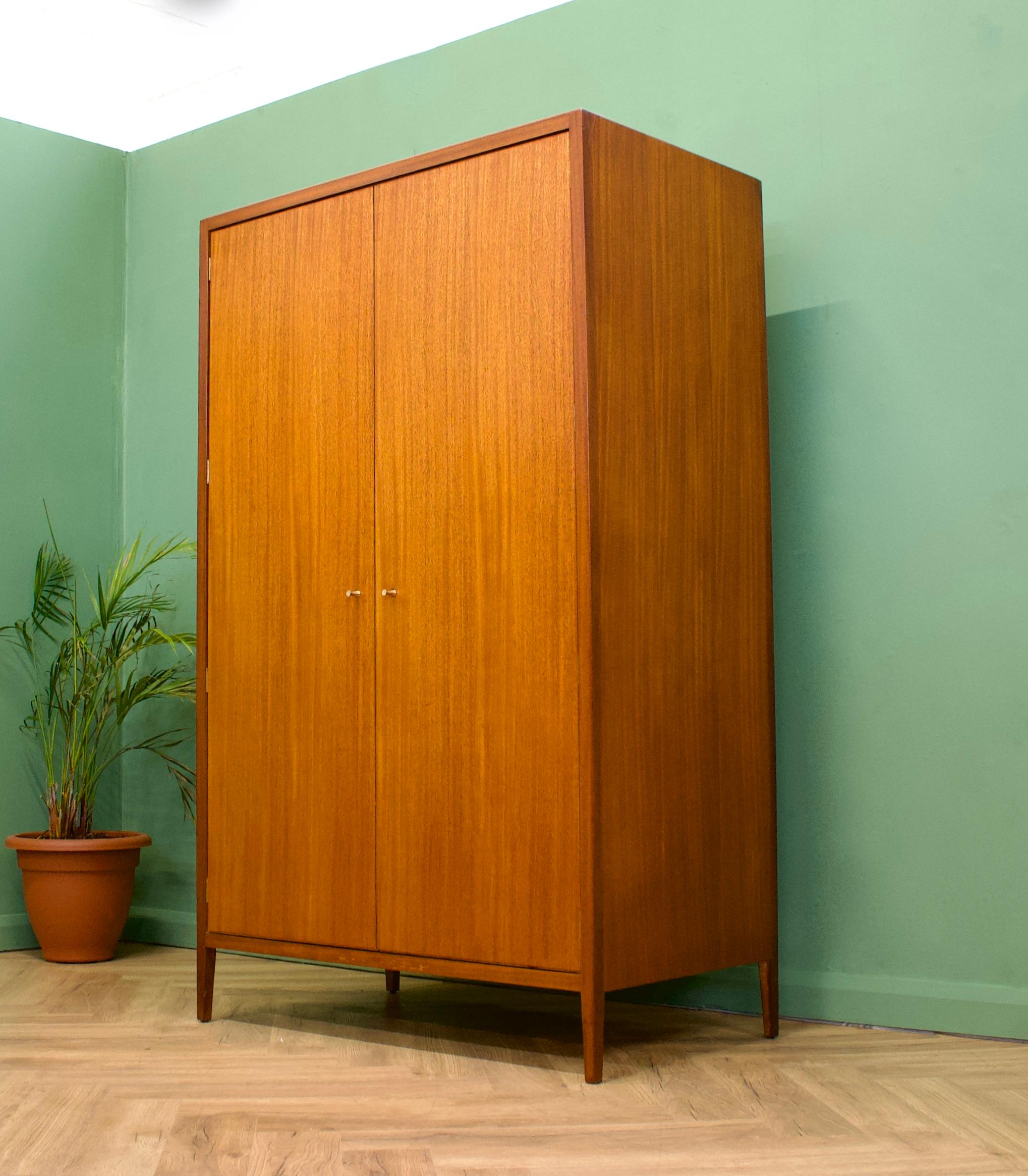 Mid-Century Modern Midcentury Teak Wardrobe from Loughborough for Heals, 1960s