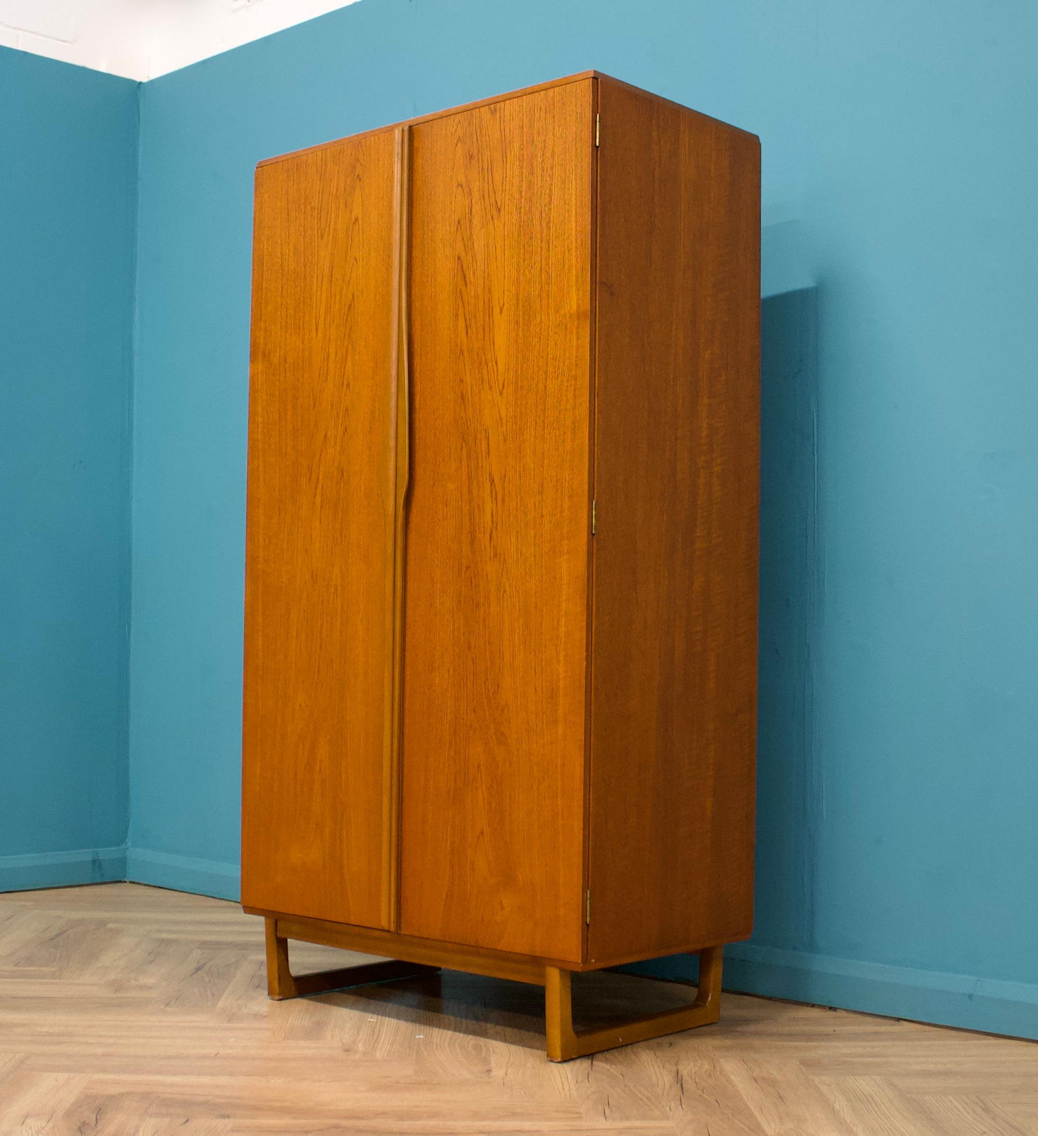 Mid-Century Modern Mid-Century Teak Wardrobe from Stonehill, 1960s