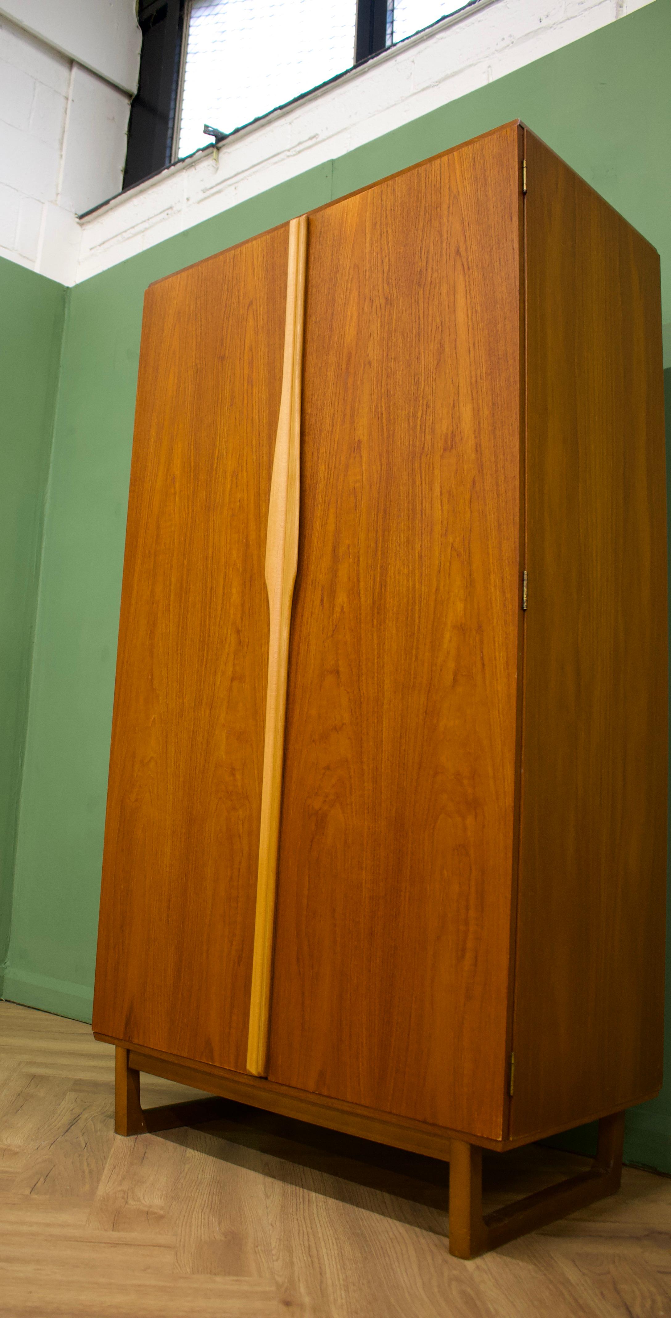 European Mid-Century Teak Wardrobe from Stonehill, 1960s