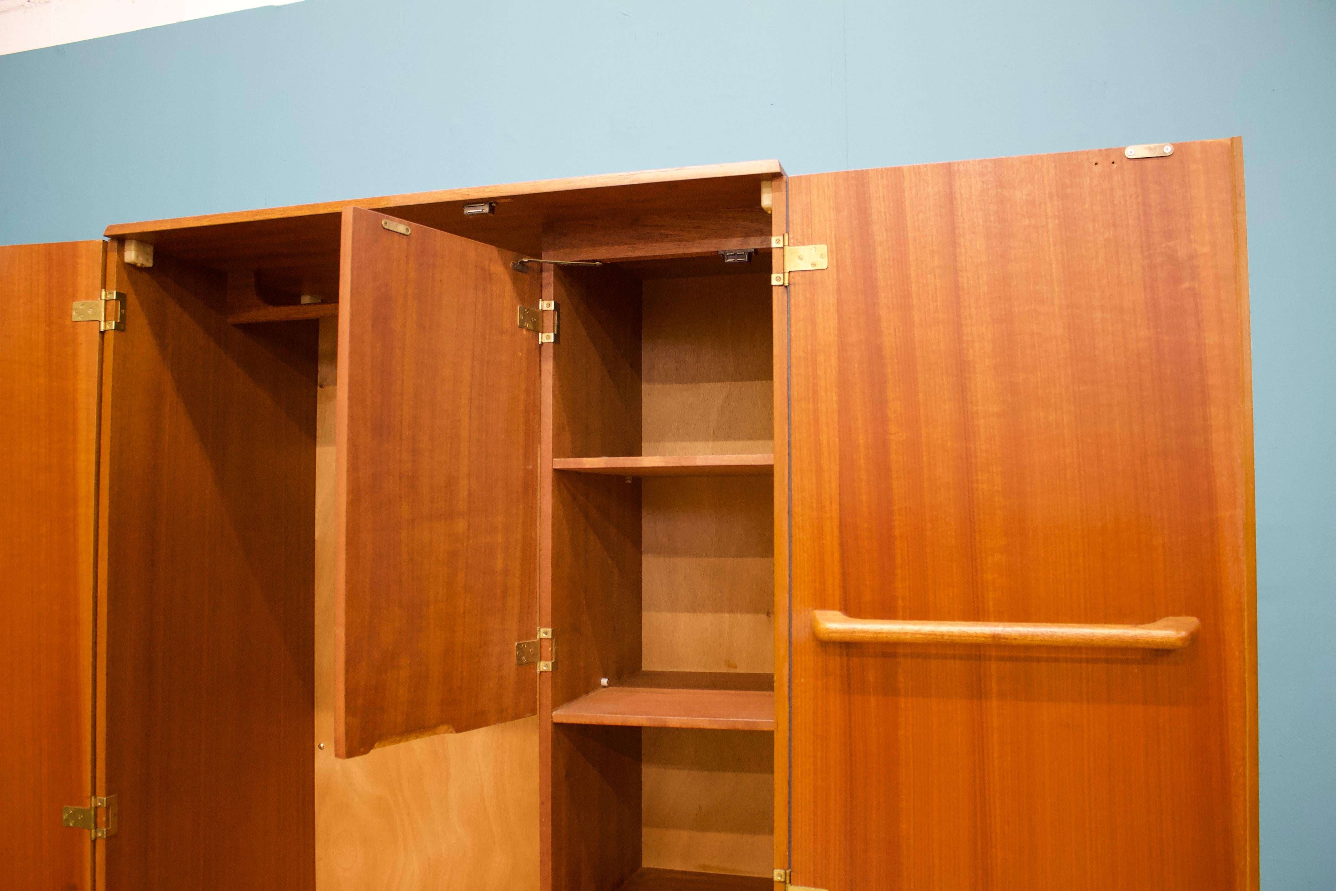Mid-Century Teak Wardrobe from Stonehill, 1960s 2