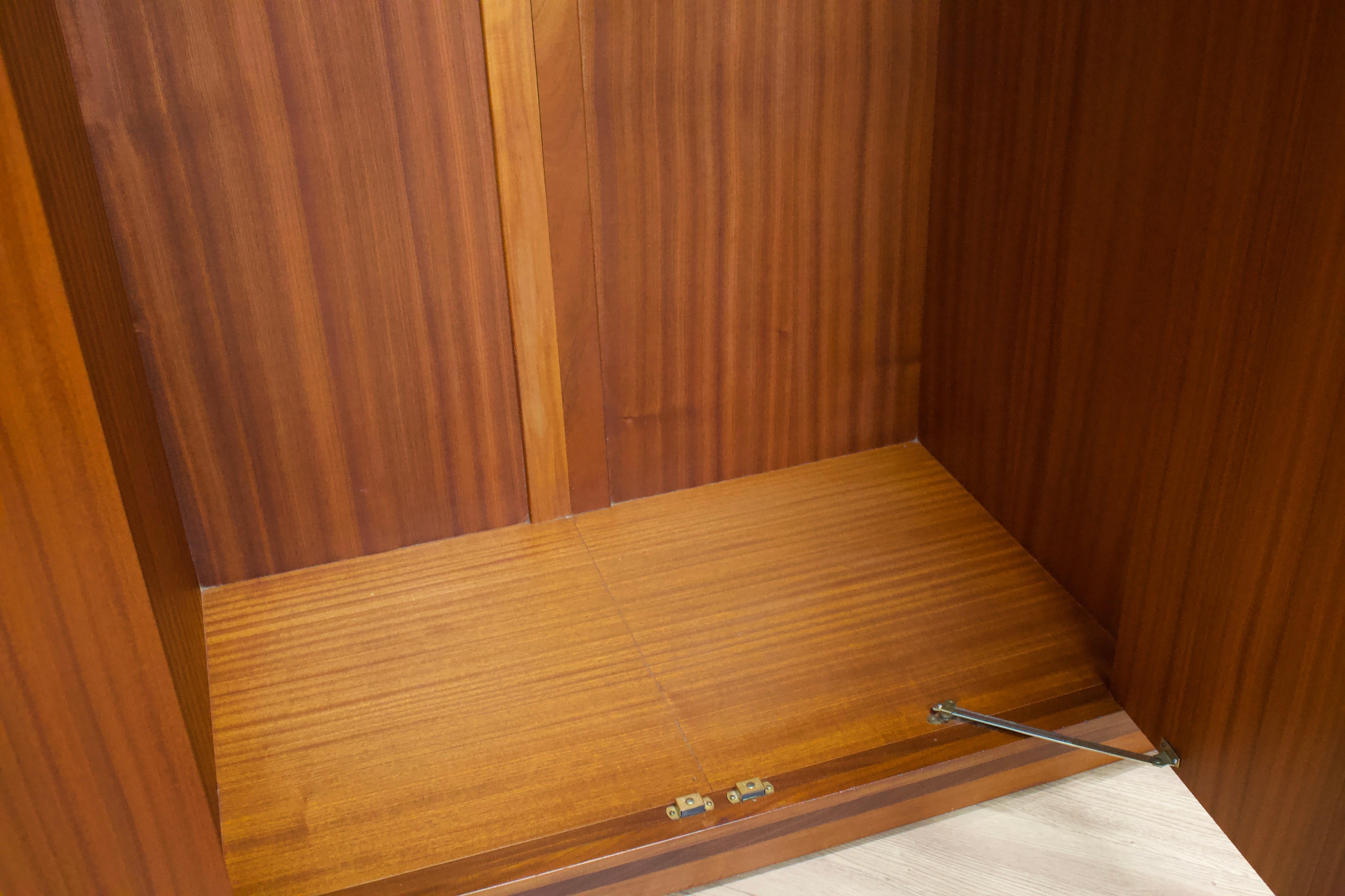 Veneer Mid Century Teak Wardrobe from White and Newton, 1960s