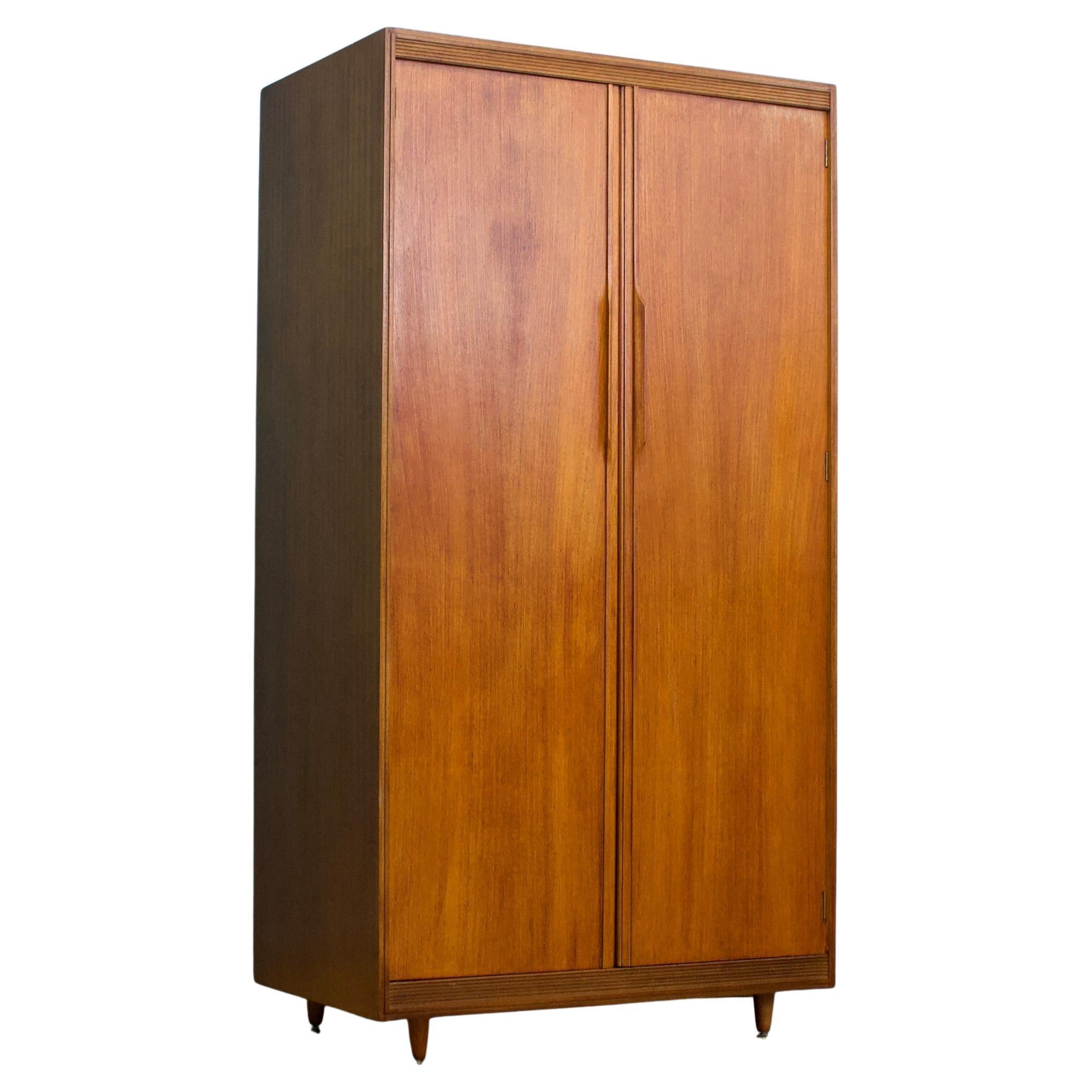 Mid Century Teak Wardrobe from White and Newton, 1960s