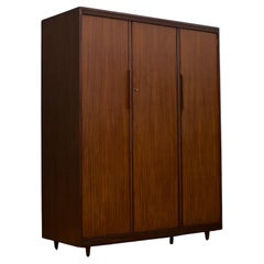 Retro Mid Century Teak Wardrobe from White and Newton, 1960s
