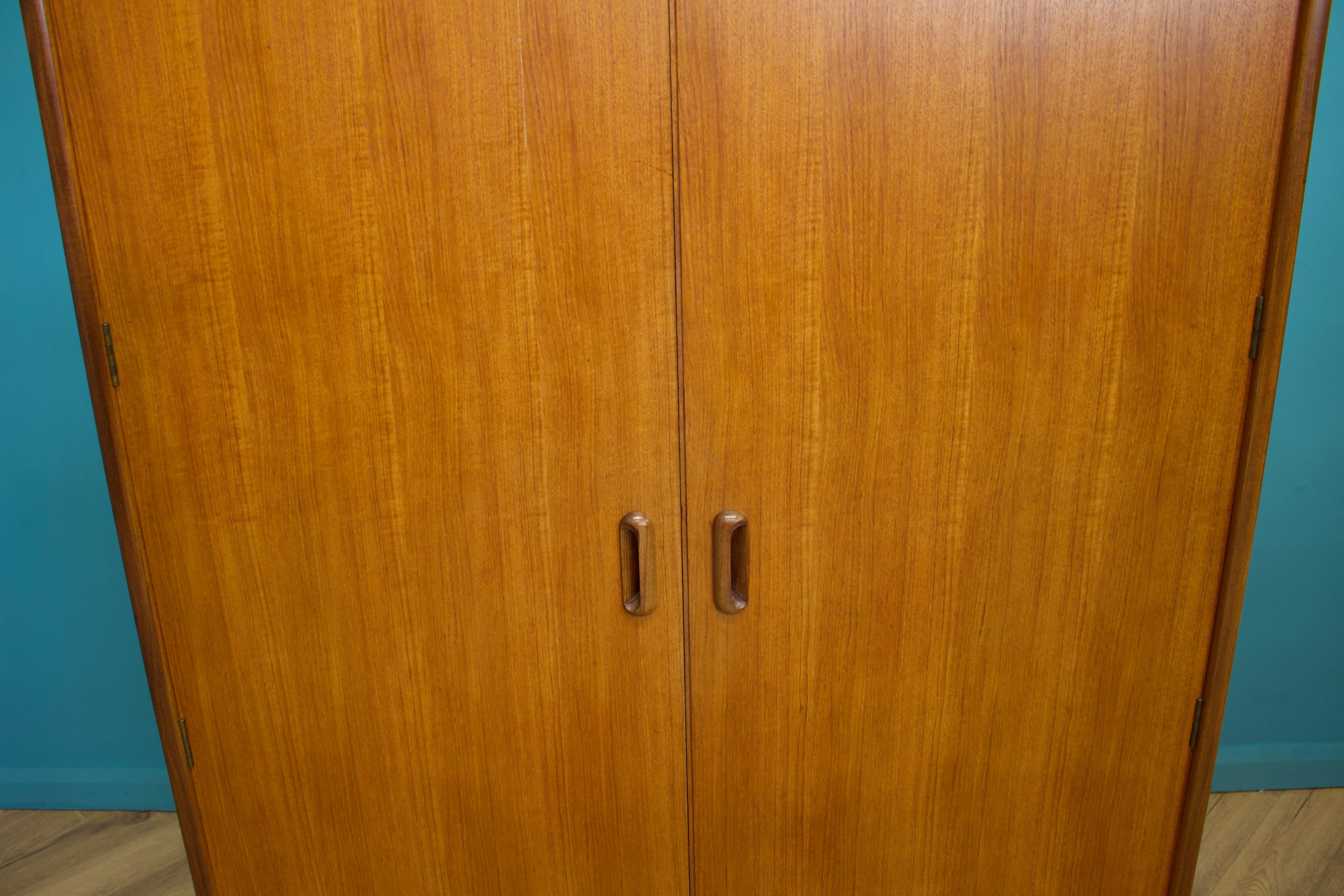 Veneer Mid Century Teak Wardrobe from Younger, 1960s