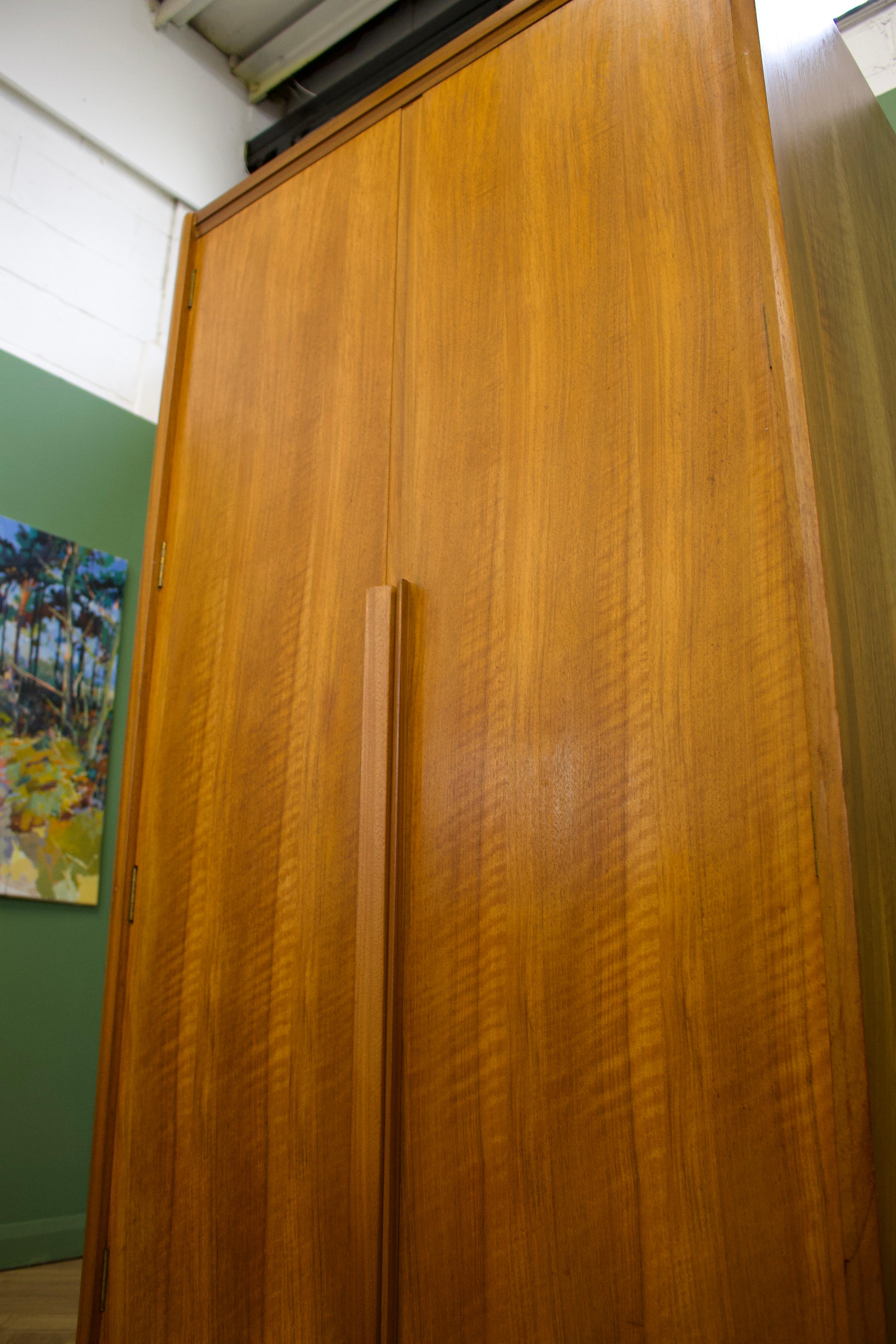 Midcentury Teak Wardrobe from Younger, 1960s In Good Condition In South Shields, GB