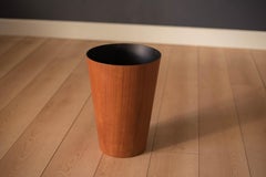 Mid Century Teak Waste Bin