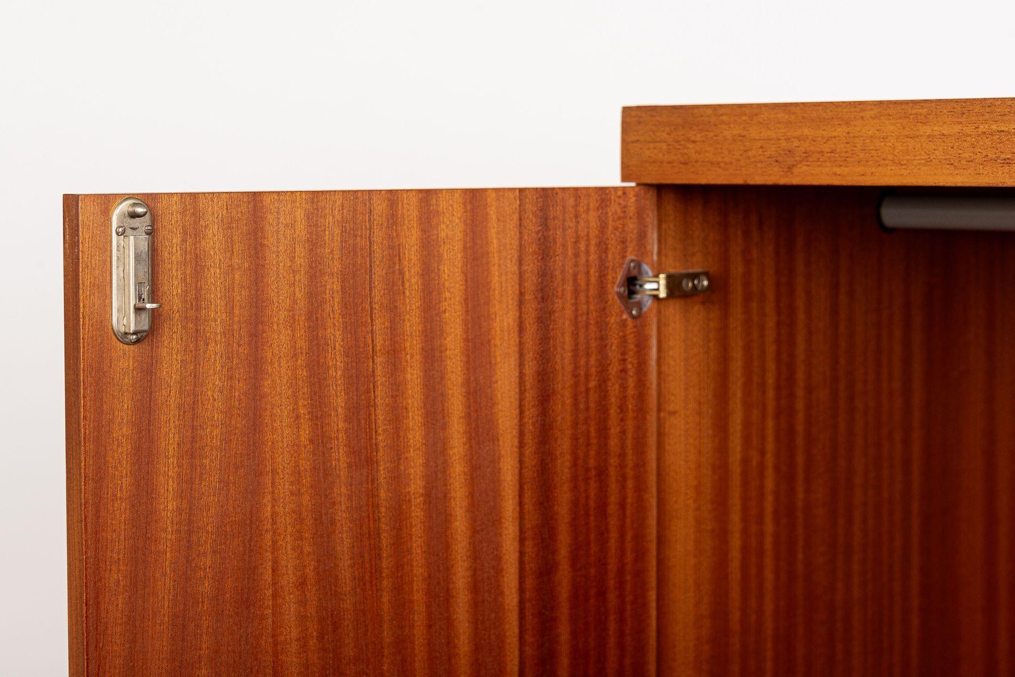 Mid Century Teak Wood Armoire Wardrobe Cabinet by G-Plan 3