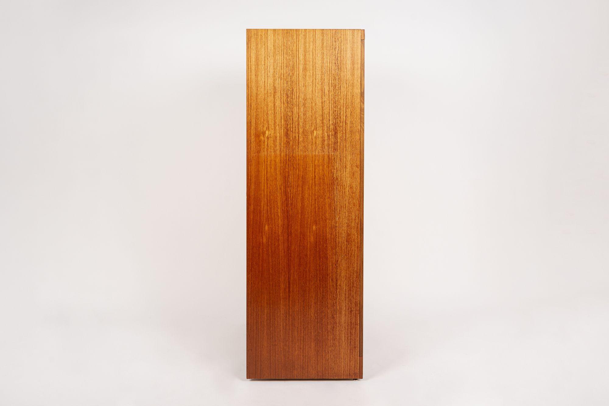 Mid Century Teak Wood Armoire Wardrobe Cabinet by G-Plan 5